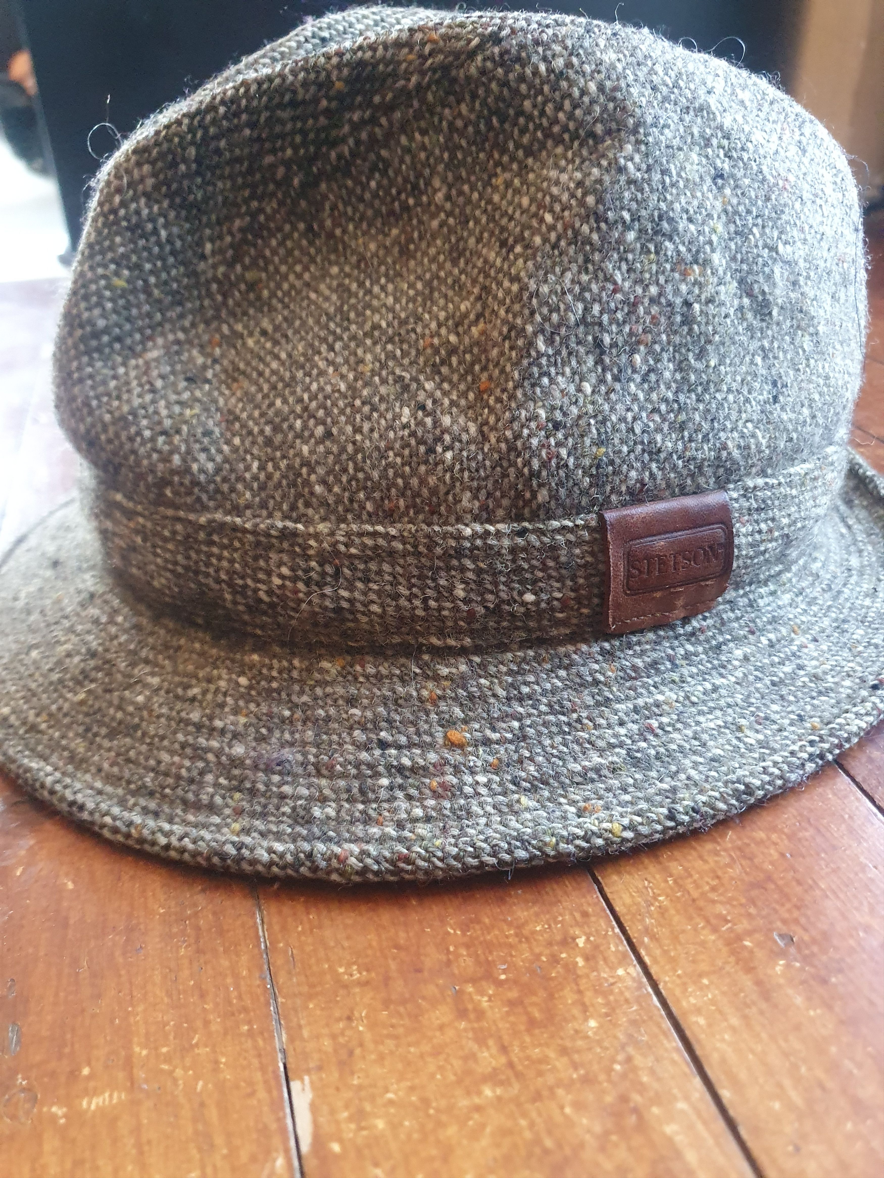 Stetson Stetson Tweet Fedora Wool Hat sz 58/ 7 1/4 Size ONE SIZE - 8 Thumbnail