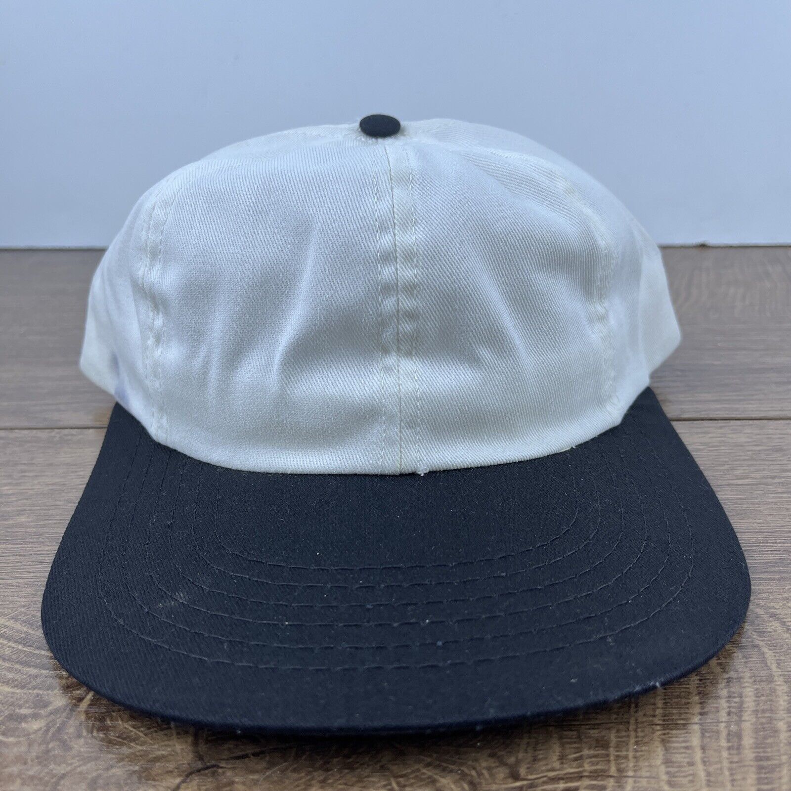 Other Plain White Black Hat White Hat Adjustable Snapback Adult Si Size ONE SIZE - 3 Thumbnail