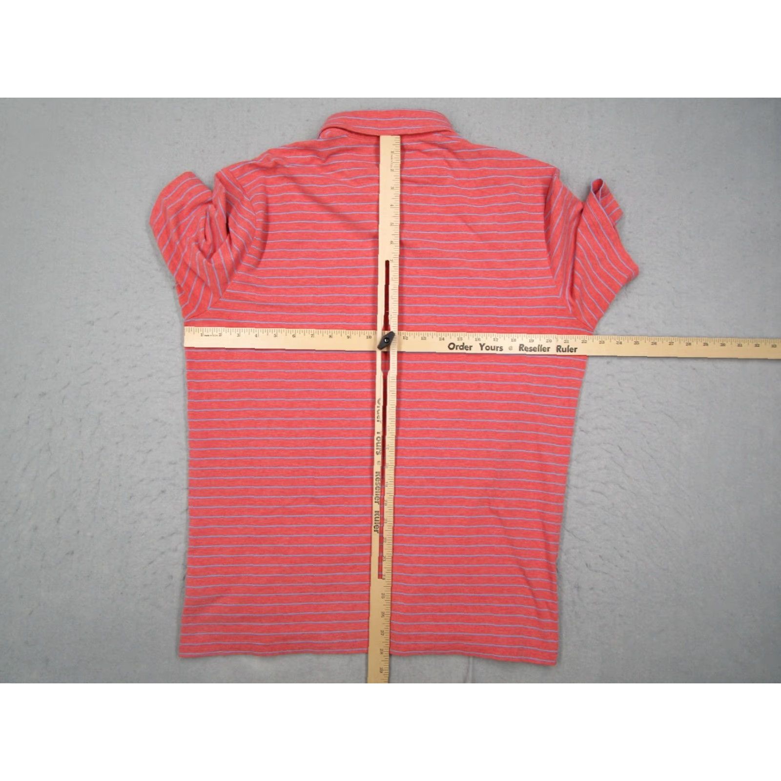 johnnie-O johnnie-O Shirt Mens Large Red Neese Polo Hangin Pullover Fiesta Beach Golf Logo Striped Activewear Casual Travel Workwear Size US L / EU 52-54 / 3 - 6 Thumbnail