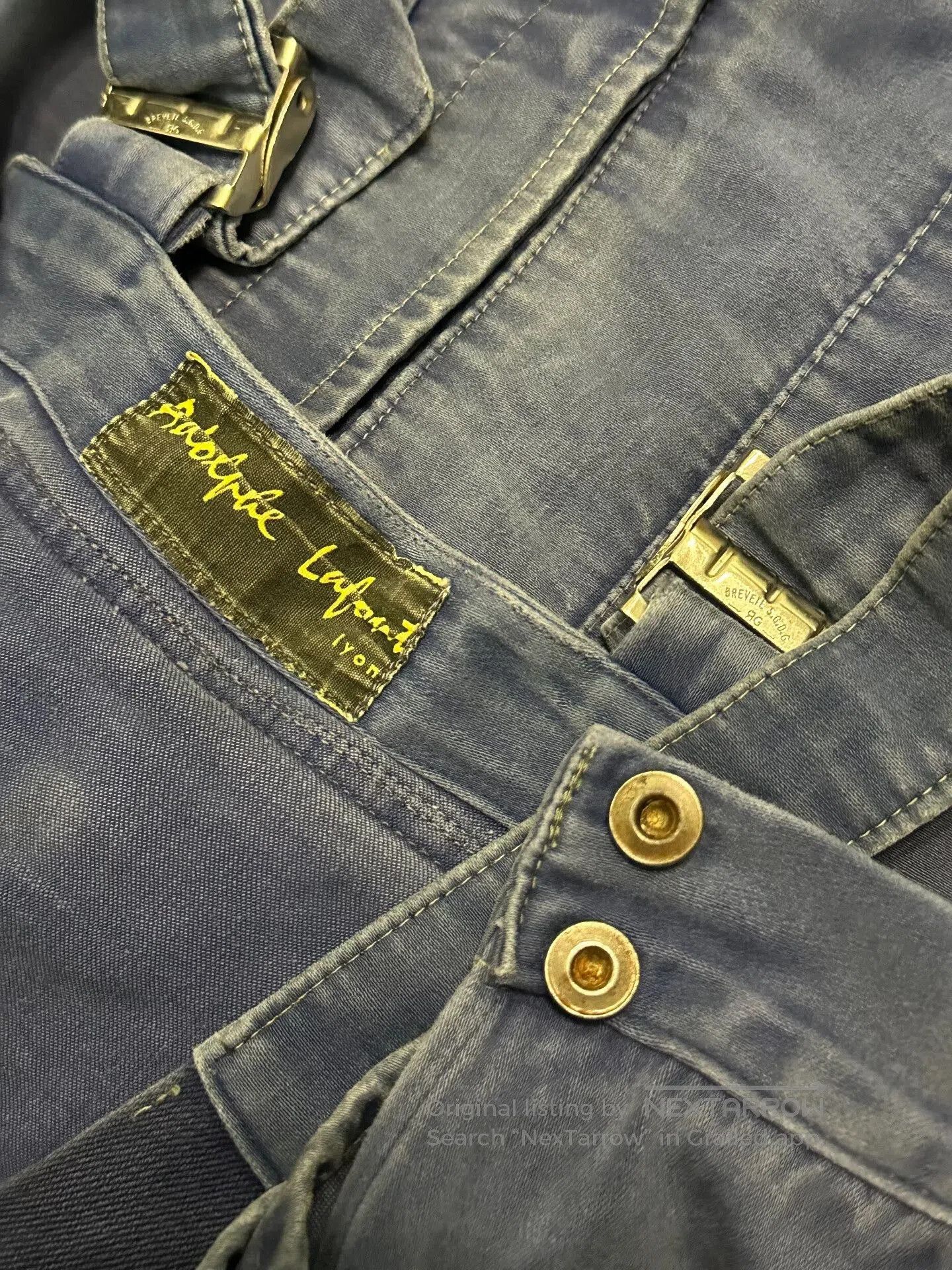 Vintage vintage french workwear moleskin overalls. Size US 40 / EU 56 - 5 Thumbnail