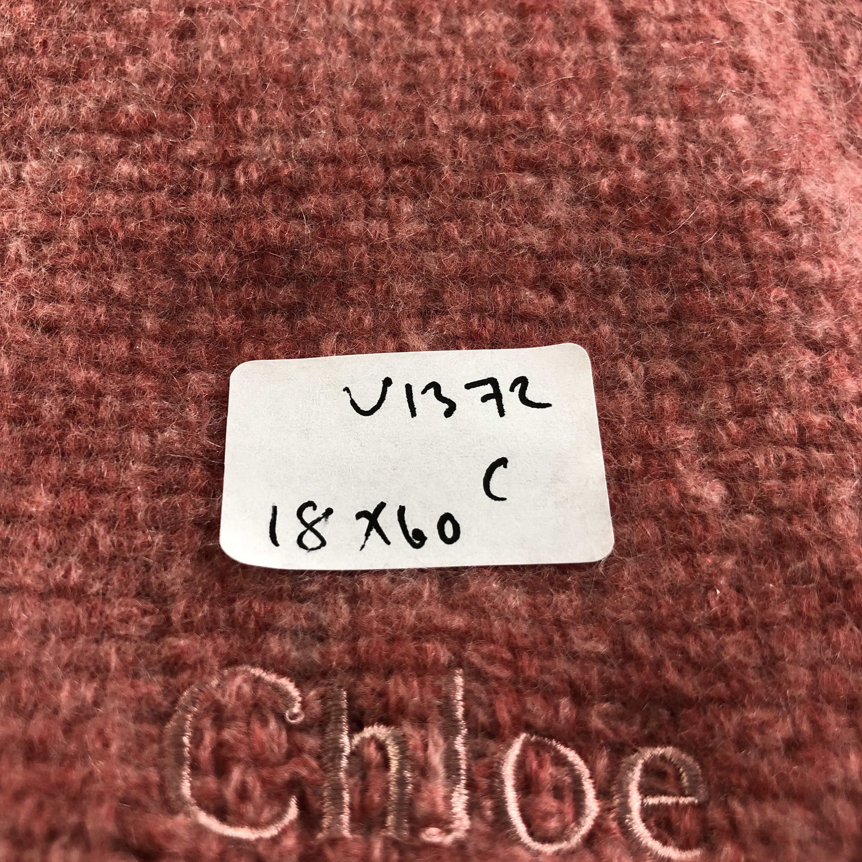 Japanese Brand Chloe Cashmere Scarf Muffler V1372 Size ONE SIZE - 7 Thumbnail