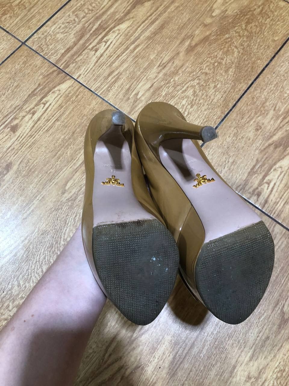 Prada Vintage Prada Heeled Shoes Size US 9 / IT 39 - 16 Thumbnail
