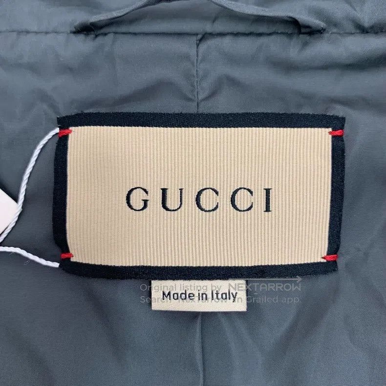 Gucci Gucci Dark gray logo printed full print hooded zipper long Size US L / EU 52-54 / 3 - 5 Thumbnail