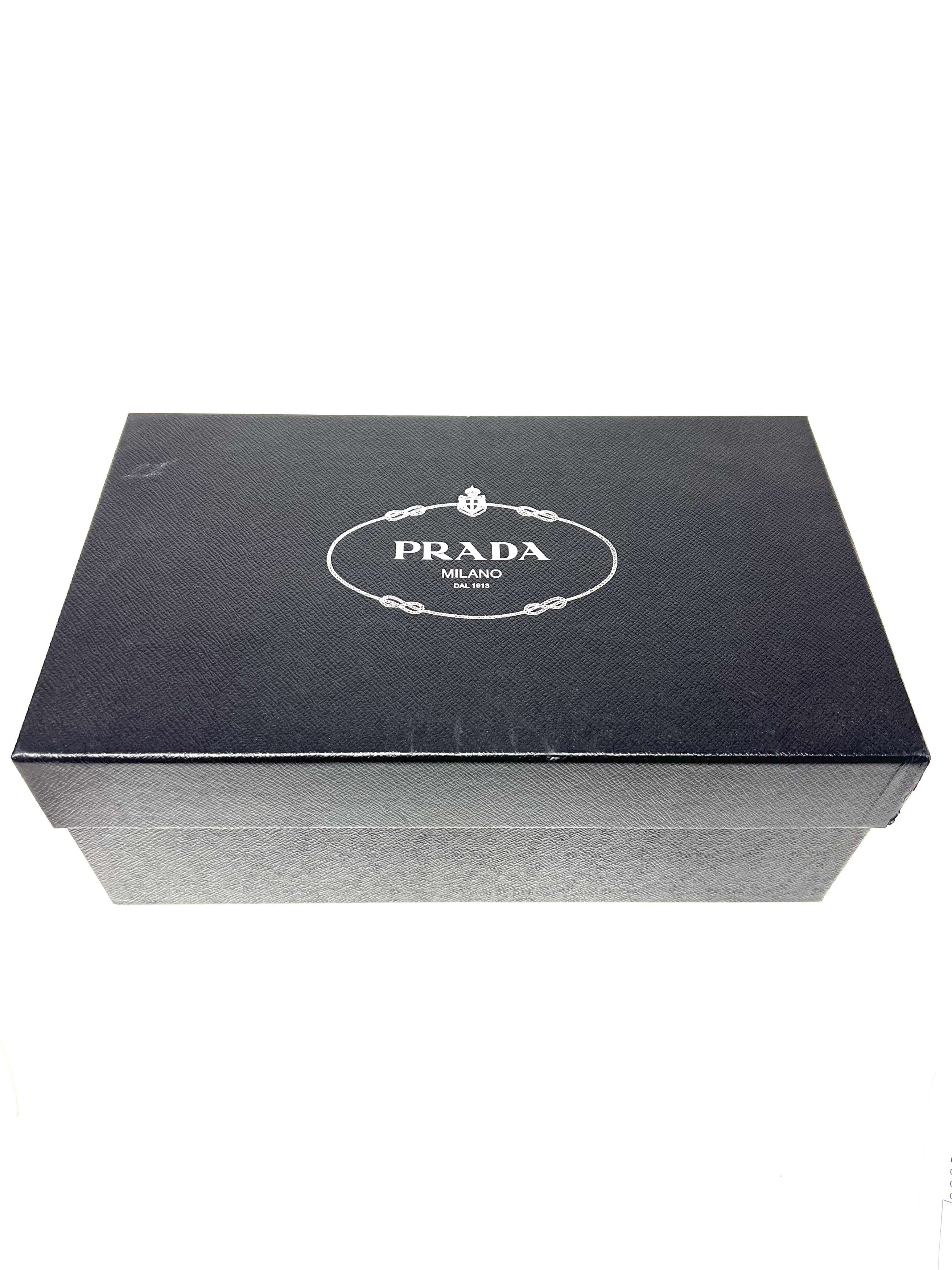 Prada PRADA Lug Sole Leather Slides / Sandals Size US 11 / EU 44 - 8 Thumbnail
