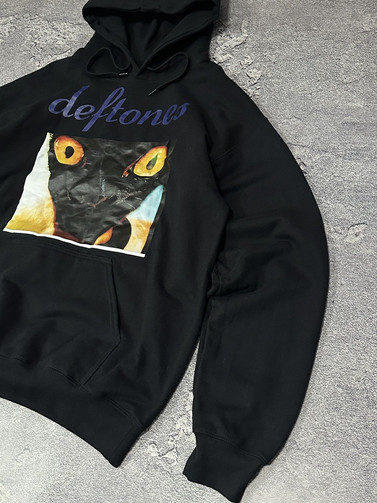 Band Tees Deftones 2017 Around the Fur Cat Unisex Black Hoodie Rock Size US M / EU 48-50 / 2 - 4 Thumbnail