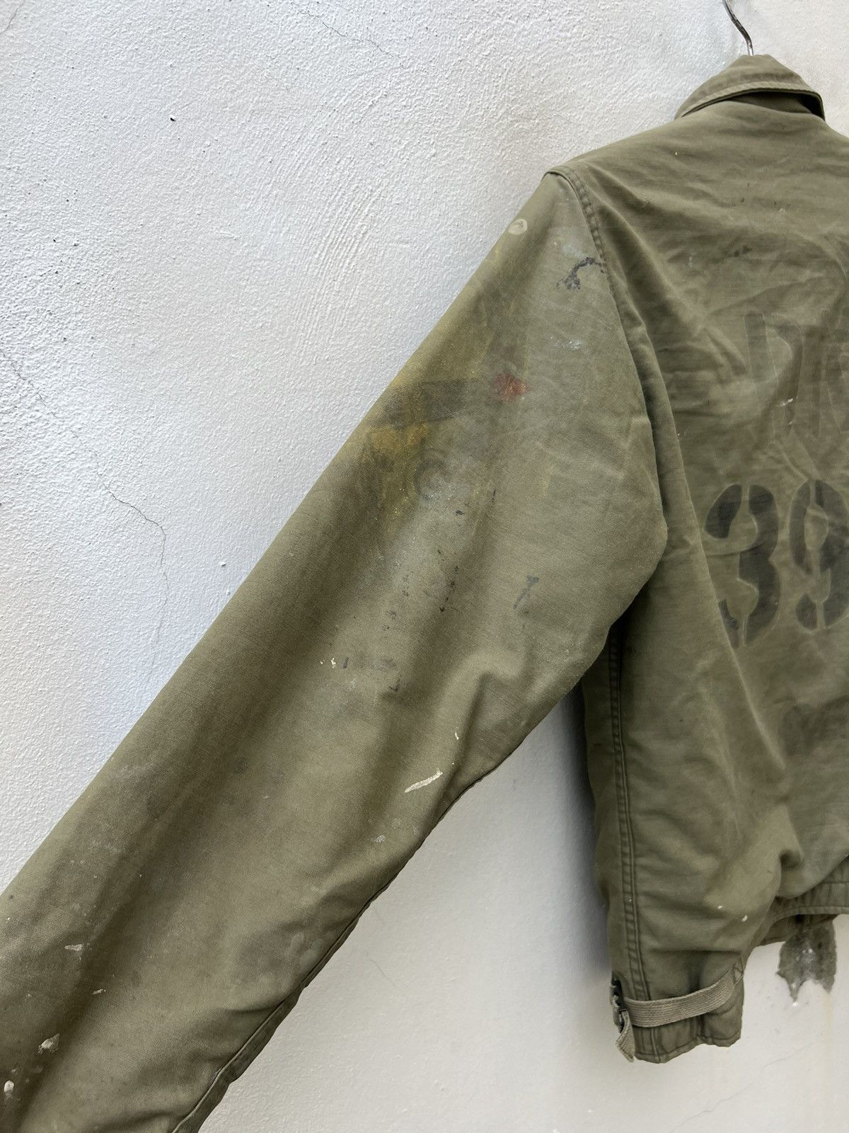 Vintage VTG Trashed US Navy Permeable A-2 Cold Weather Deck Jack Size US M / EU 48-50 / 2 - 18 Thumbnail