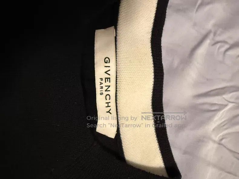 Givenchy Givenchy Black and White Striped Knit Sweater Size US L / EU 52-54 / 3 - 2 Thumbnail