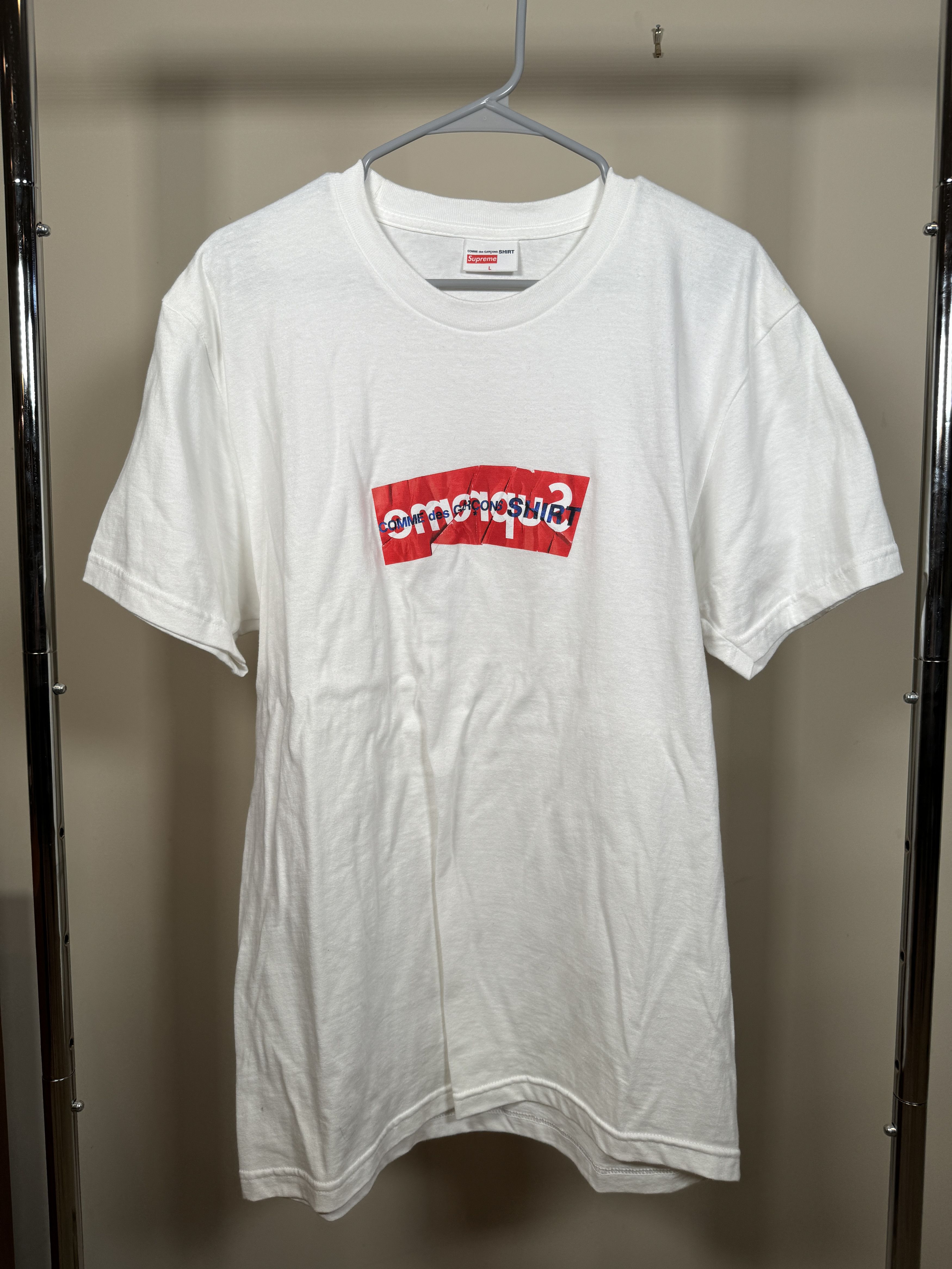 Supreme Supreme Comme Des Garcons SHIRT Box Logo T Shirt Grailed