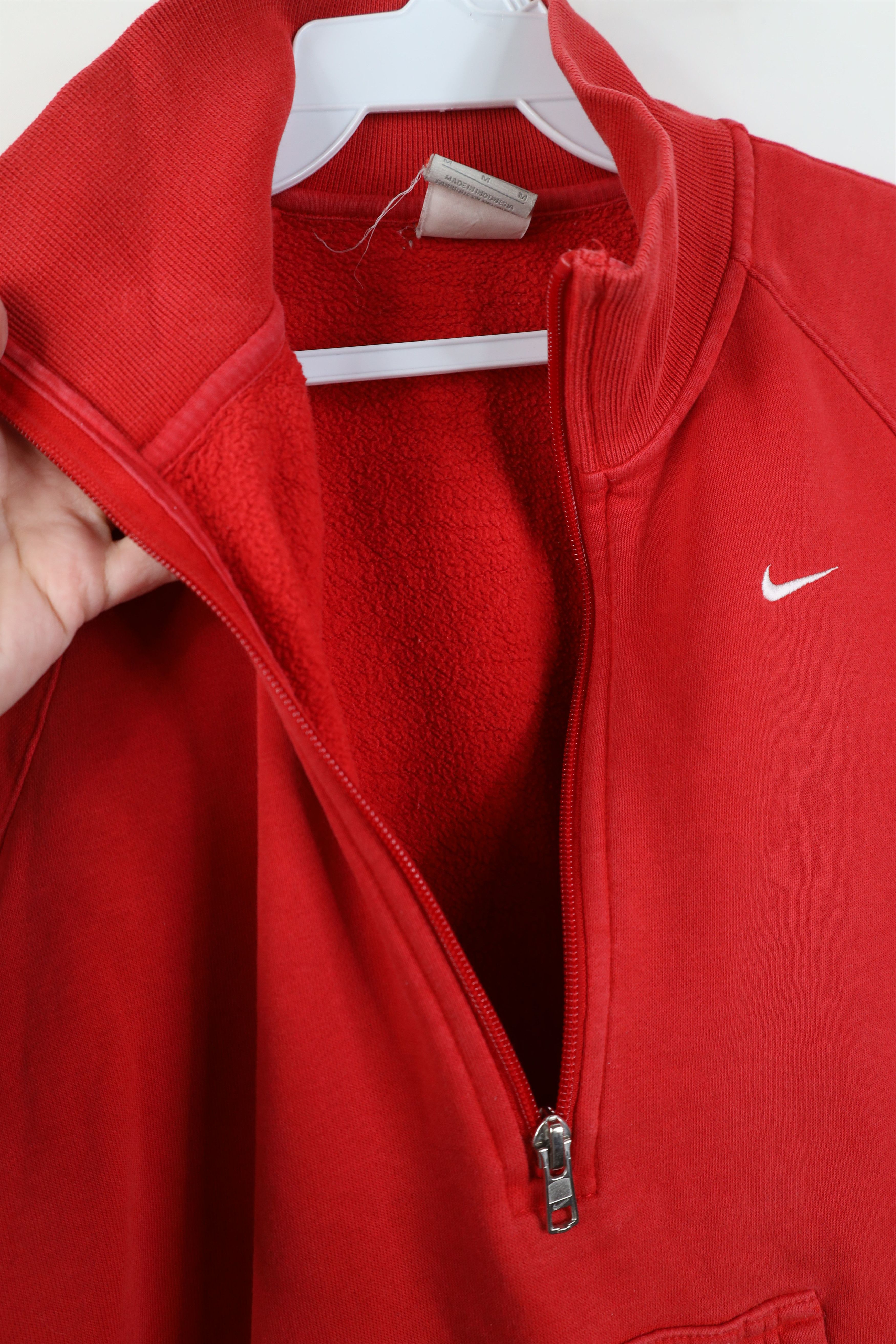 Nike Vintage Y2K Nike Scott Mini Swoosh Half Zip Sweatshirt Size M / US 6-8 / IT 42-44 - 7 Thumbnail