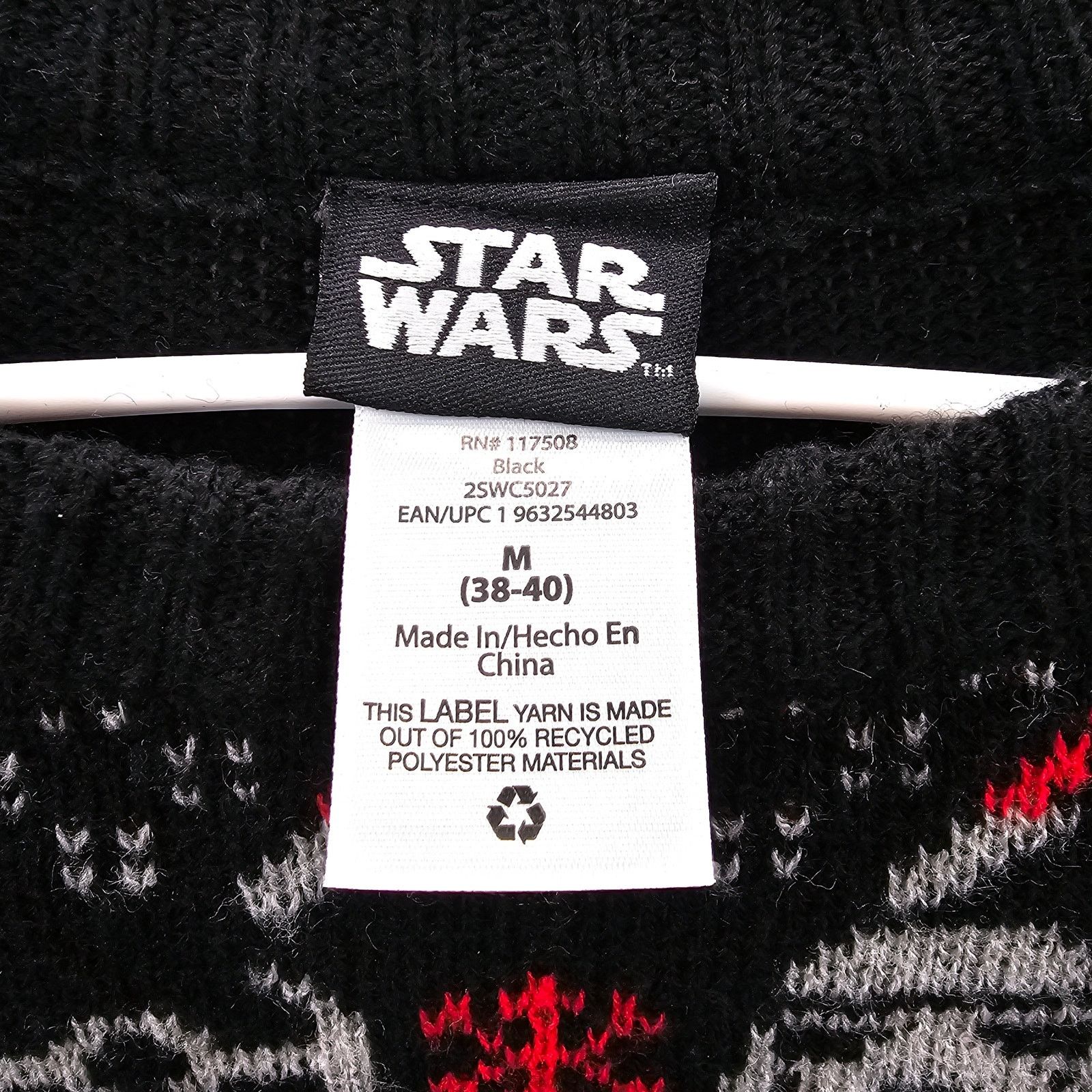 Star Wars Star Wars Black Darth Vader Pullover Sweater M Medium 38-40 Size US M / EU 48-50 / 2 - 8 Thumbnail
