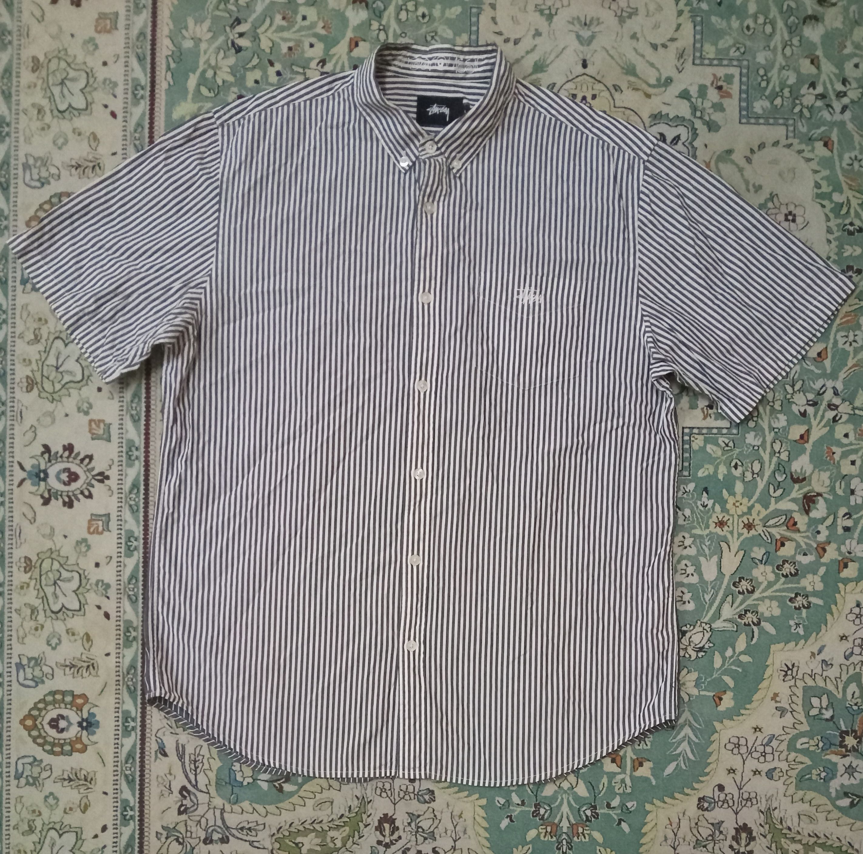 Stussy Stussy Classic Button Ups Shirt Size US L / EU 52-54 / 3 - 1 Thumbnail