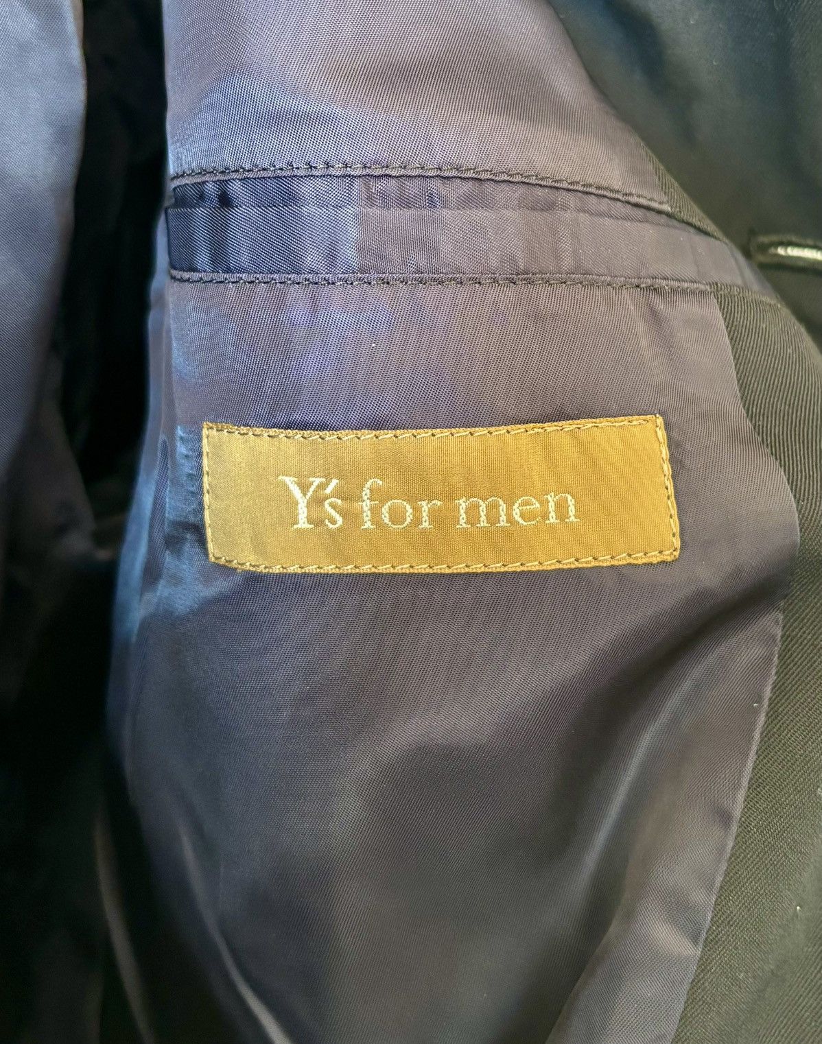 90s Yohji Y’s for men navy suit