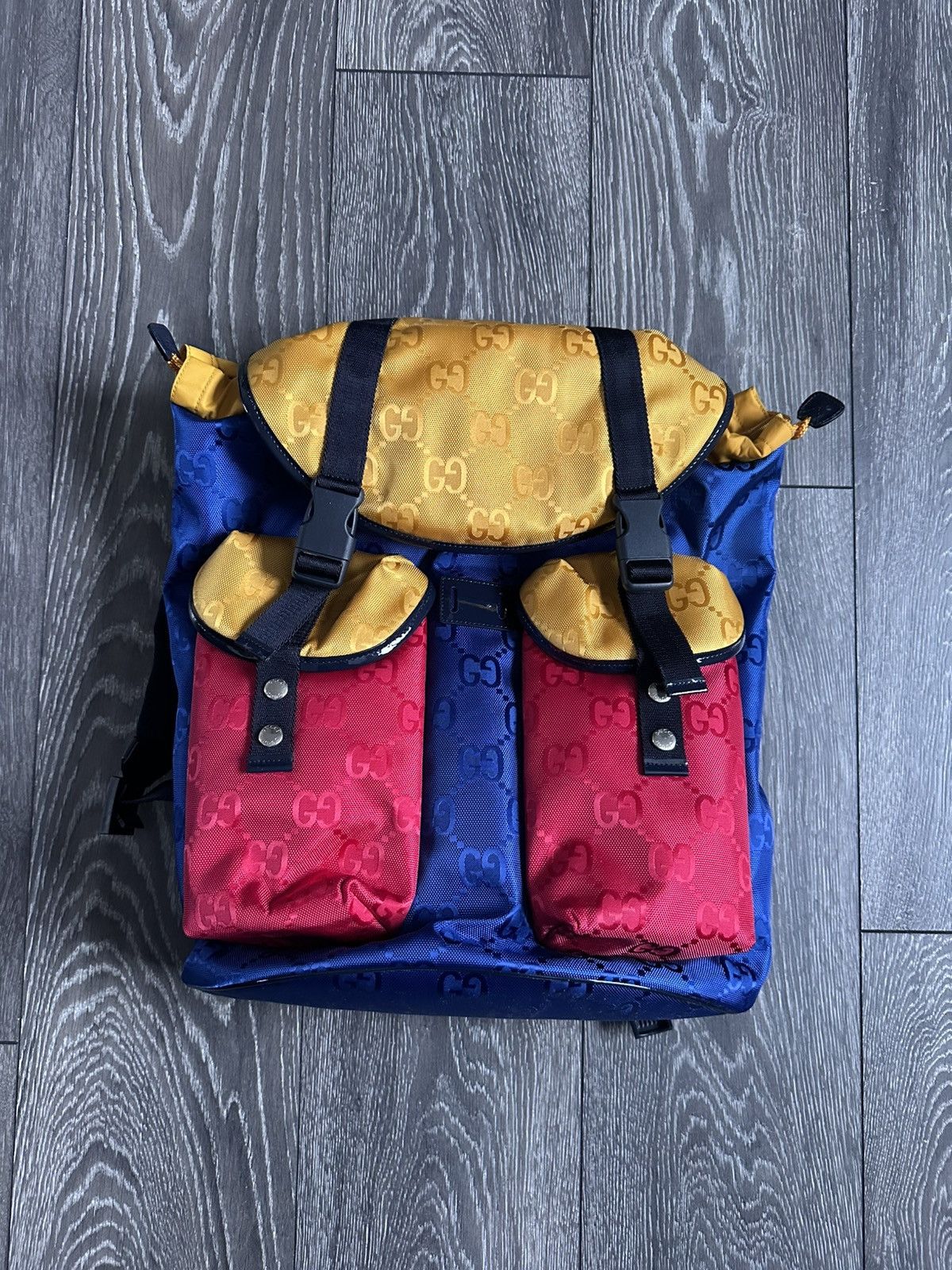Gucci gucci off the grid monogram multicolor backpack Size ONE SIZE - 1 Thumbnail