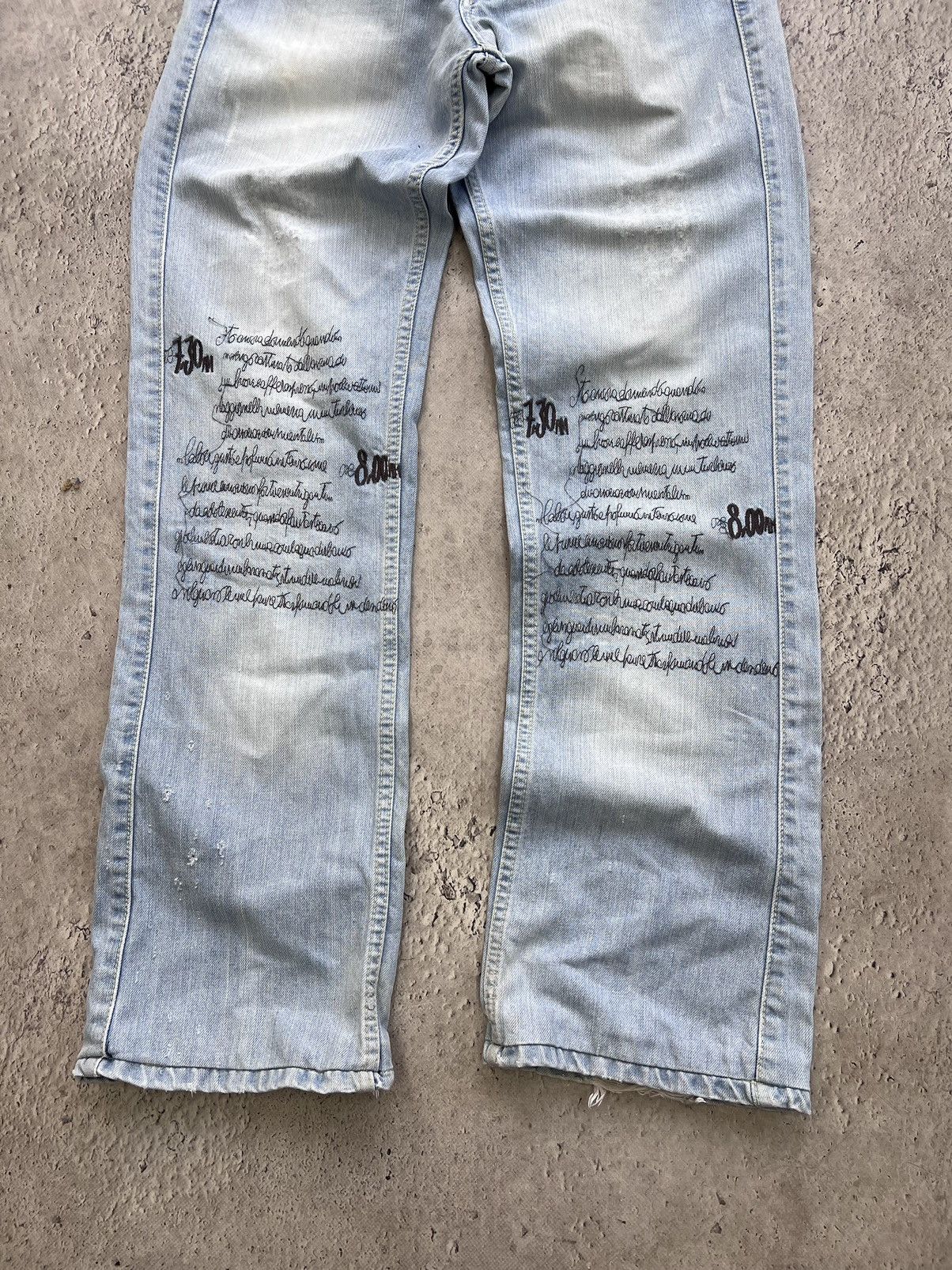 Japanese Brand × Vintage Vintage Distressed Denim Pants Cavalli Style Jeans Size US 30 / EU 46 - 2 Thumbnail