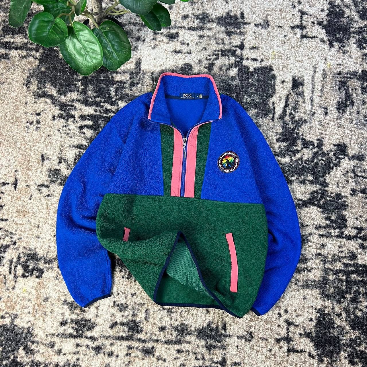 Polo Ralph Lauren Polo Ralph Lauren 1/2 Zip Up Teddy Fleece Rare Sweatshirt Size US M / EU 48-50 / 2 - 1 Thumbnail