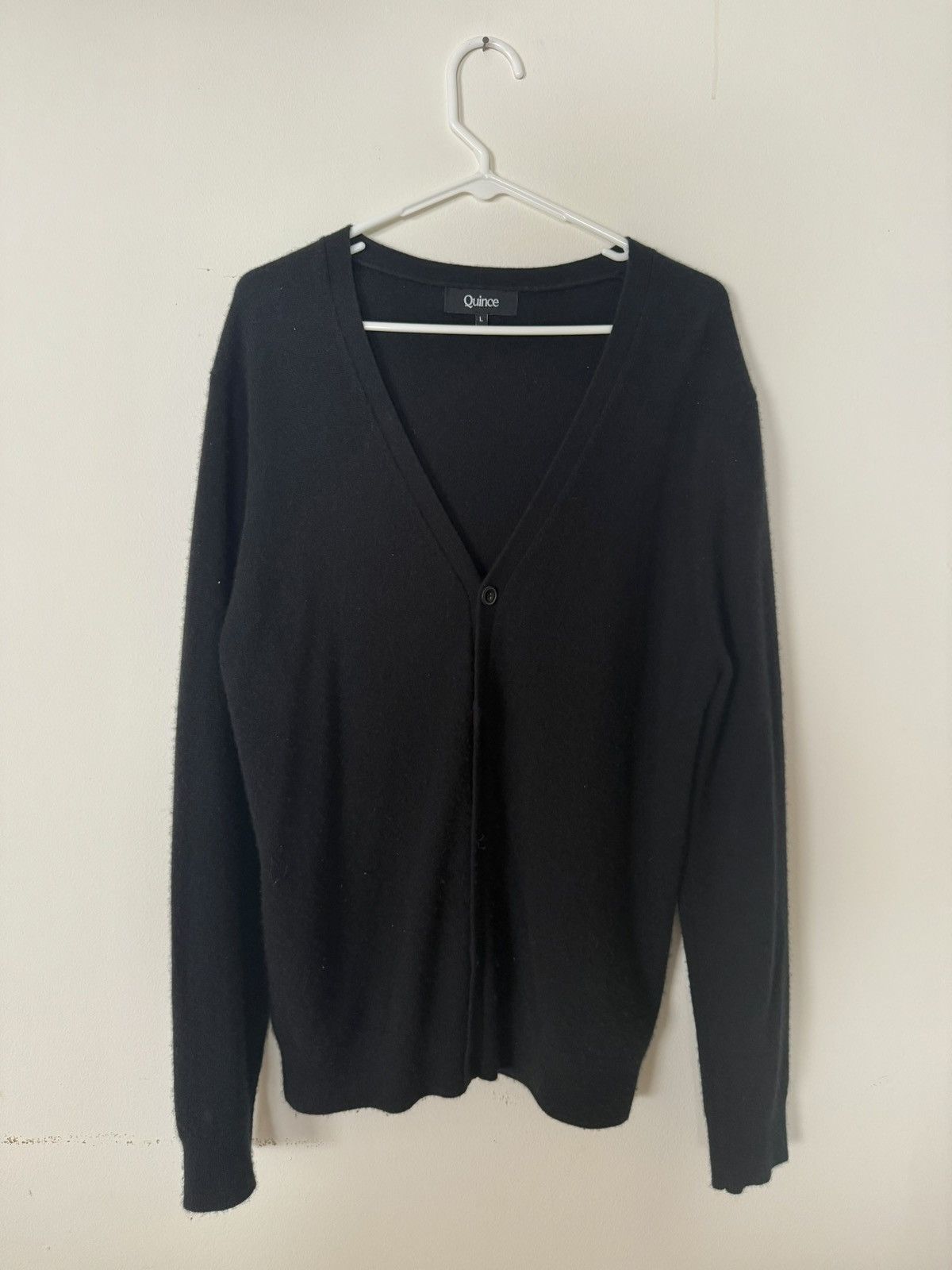 Quince 100% Cashmere Wool Button Up Cardigan Size US L / EU 52-54 / 3 - 2 Thumbnail