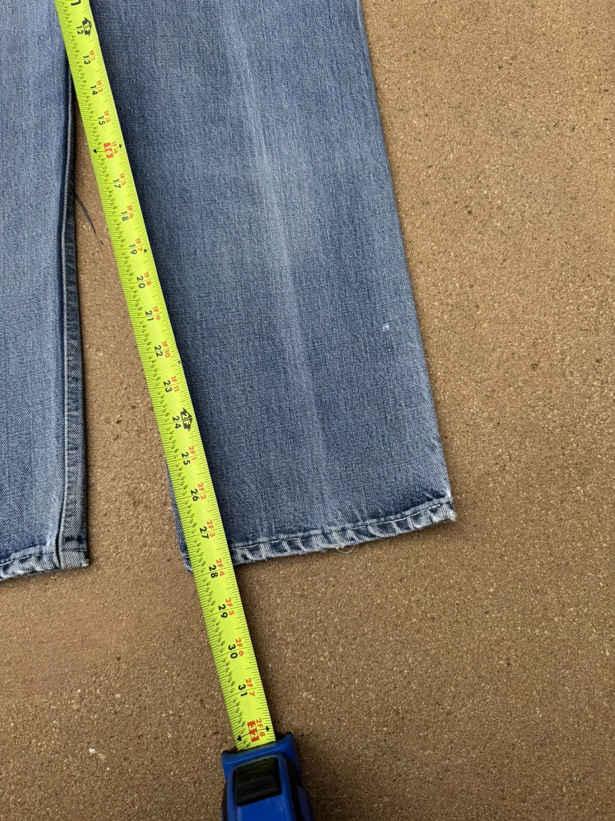 Levi's × Vintage Vtg 70’s Levis 501xx Redline Selvedge Distressed Jeans 29x28 Size US 29 - 11 Thumbnail