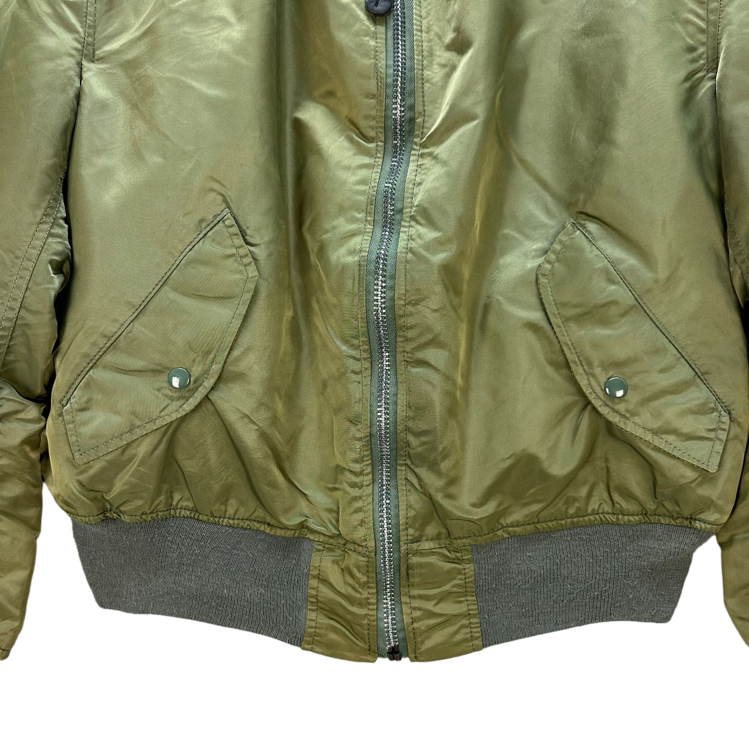 Alpha Industries VINTAGE ALPHA INDUSTRIES USAF MA-1 FLIGHT JACKET #7695-165 Size US L / EU 52-54 / 3 - 3 Thumbnail