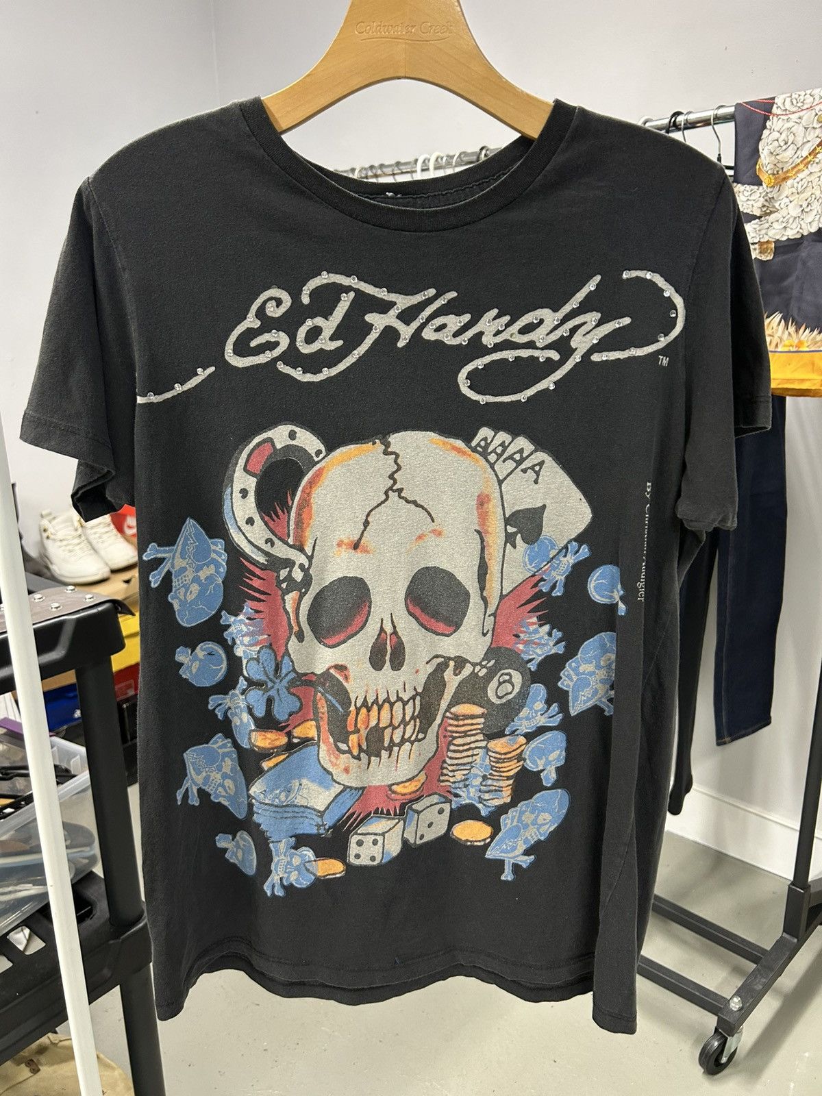 Ed Hardy Vintage y2k Ed hardy Christian Audigier tshirt Size US M / EU 48-50 / 2 - 1 Thumbnail