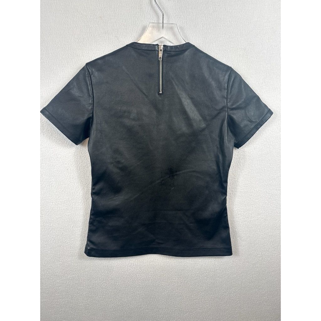 The Kooples NWT The Kooples Lambskin Leather T-Shirt – Size S Size S / US 4 / IT 40 - 7 Thumbnail