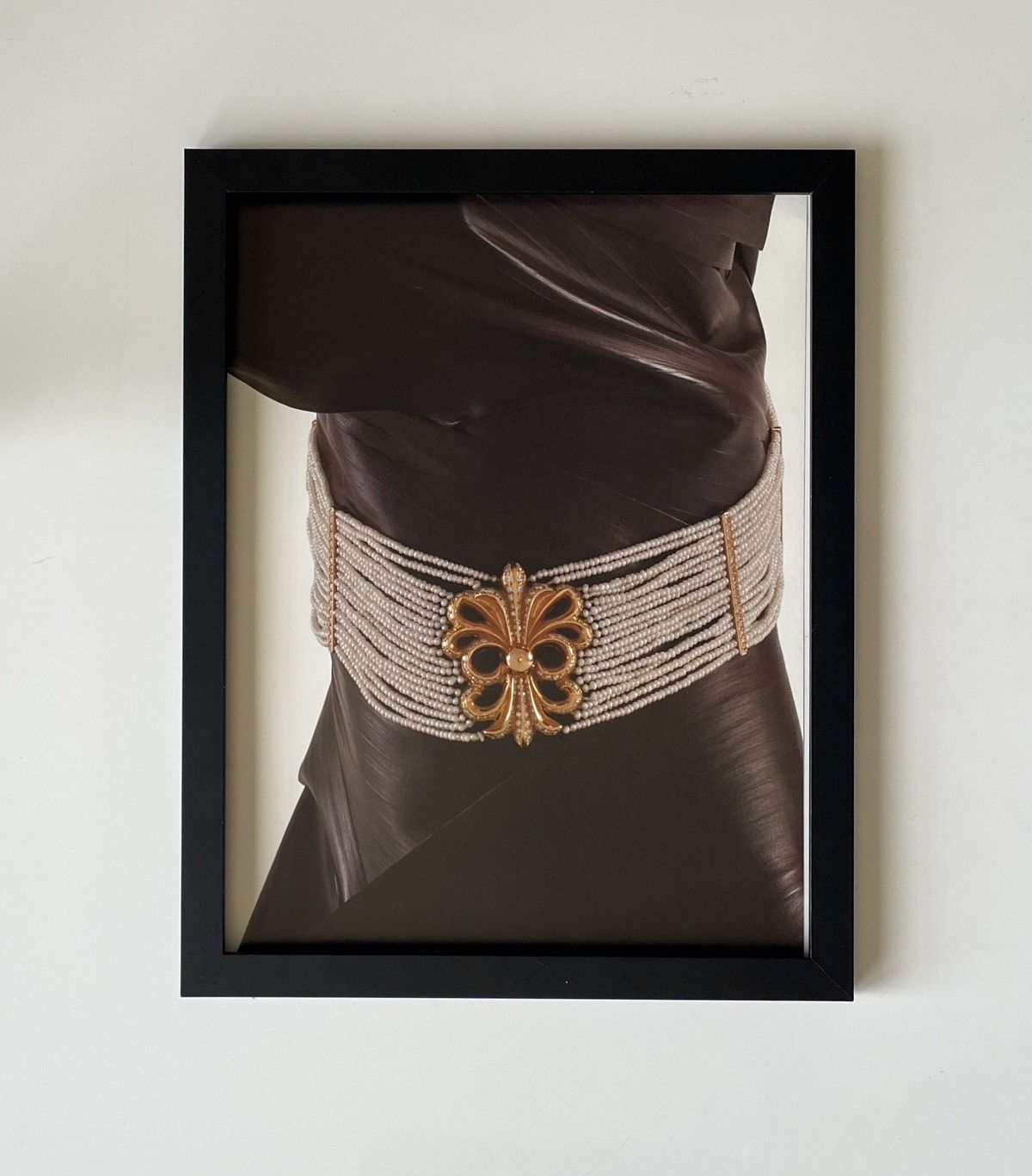 Chrome Hearts Chrome Hearts pearl necklace photo 9x11 Framed poster Size ONE SIZE - 1 Thumbnail