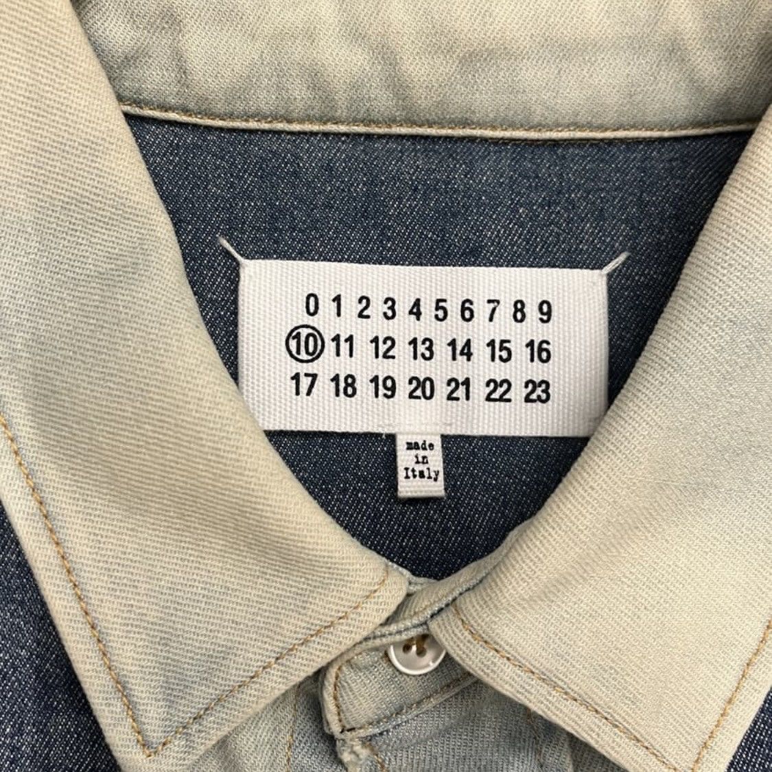 Maison Margiela Maison Margiela Patchwork Denim Shirts Size US S / EU 44-46 / 1 - 3 Thumbnail