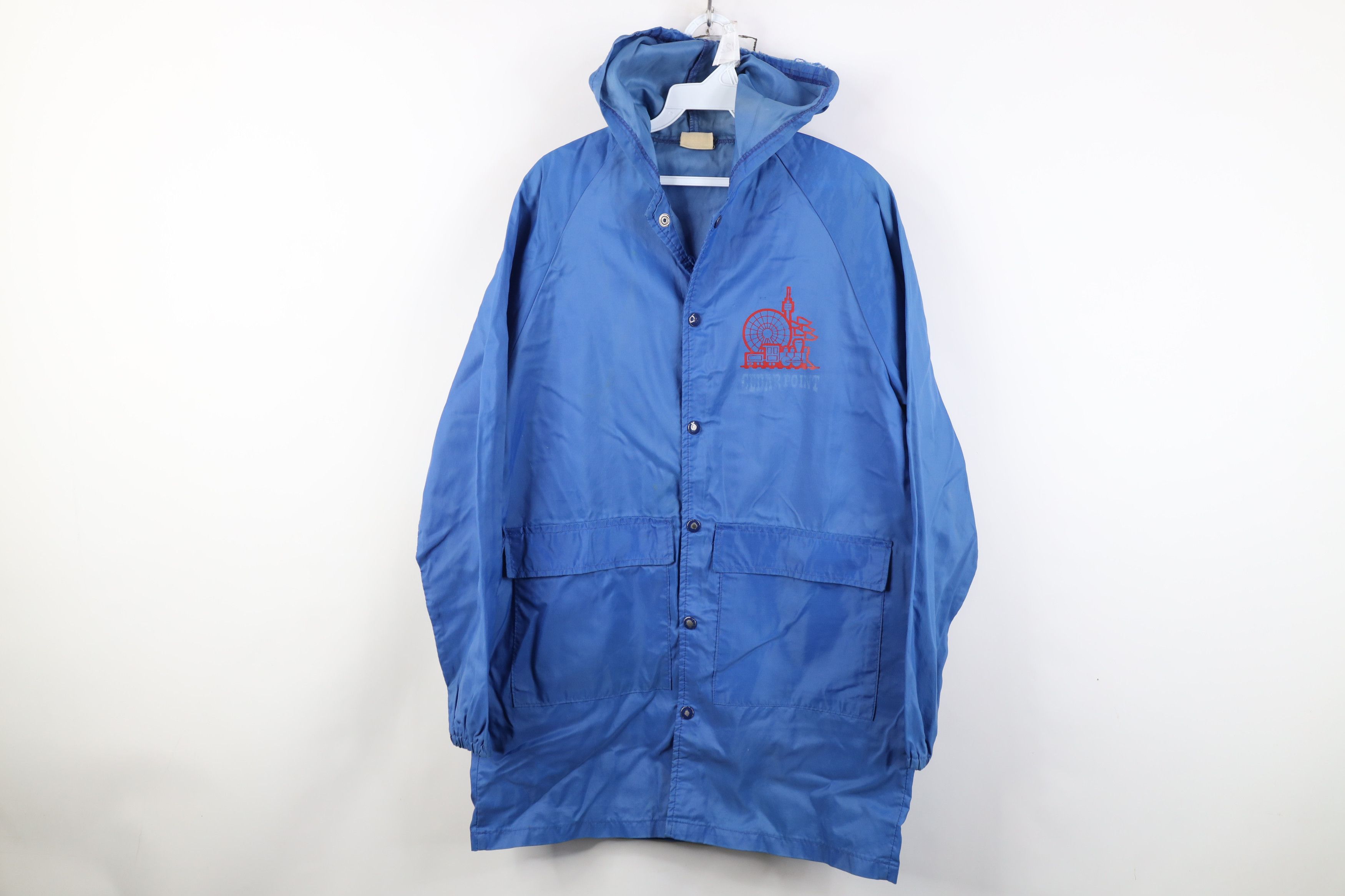 Vintage Vintage 70s Amusement Park Ohio Hooded Parka Rain Jacket USA Size US S / EU 44-46 / 1 - 1 Thumbnail