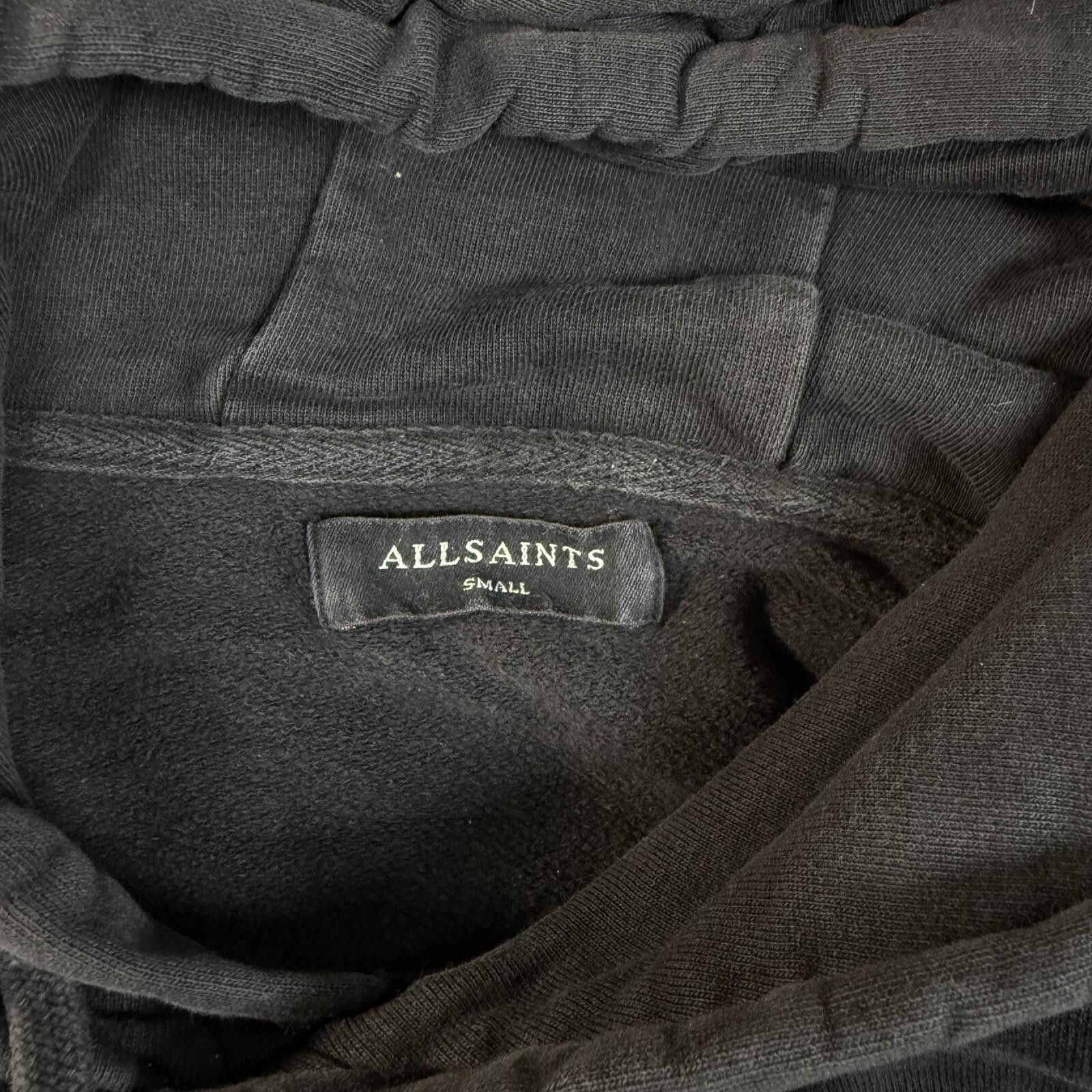 Allsaints AllSaints Boxy Fit Pullover Hoodie Black Small Size US S / EU 44-46 / 1 - 3 Thumbnail