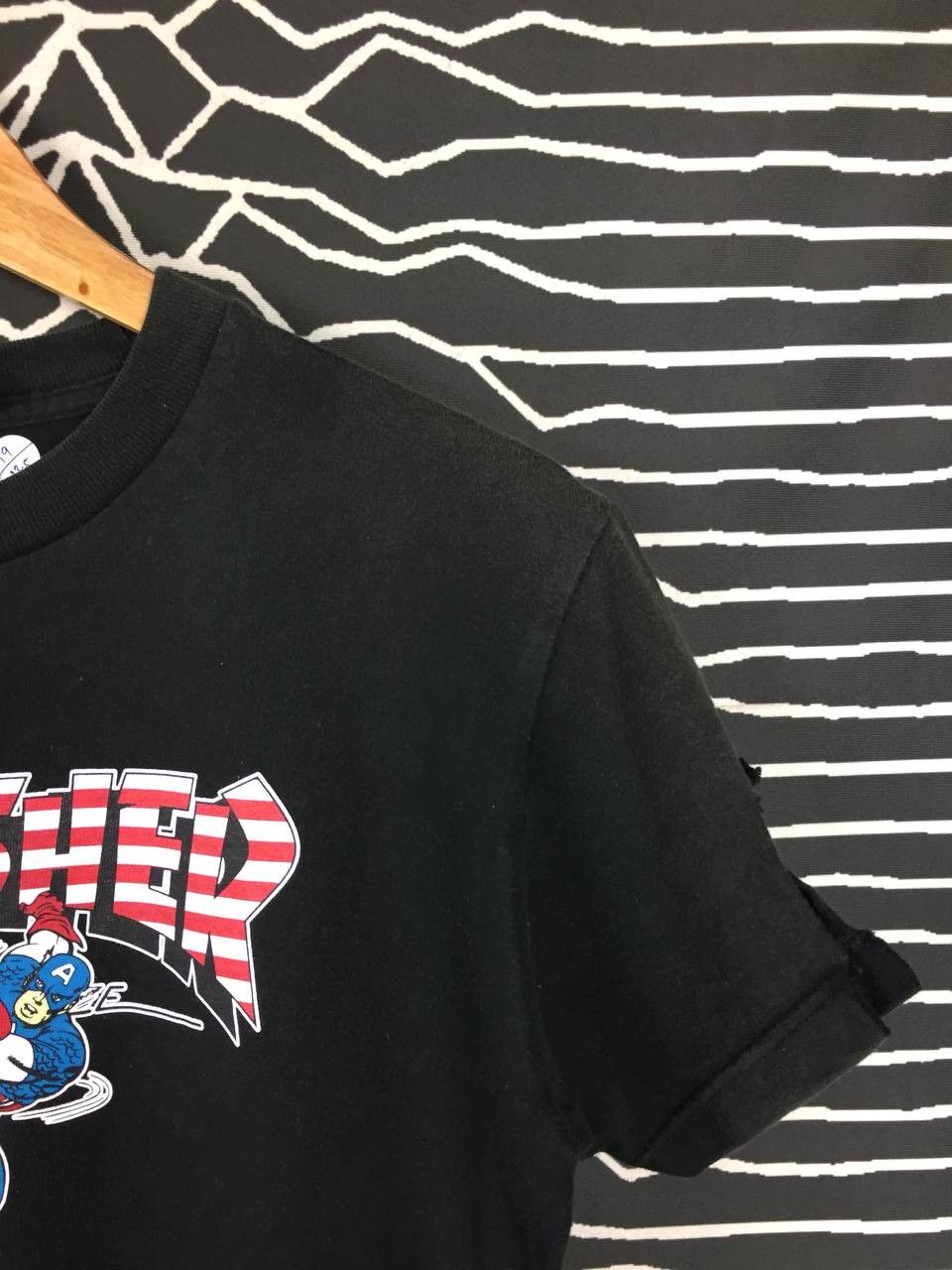 Marvel Comics × Thrasher Distressed Thrasher Magazine X Marvel Captain America Tee Size US S / EU 44-46 / 1 - 4 Thumbnail