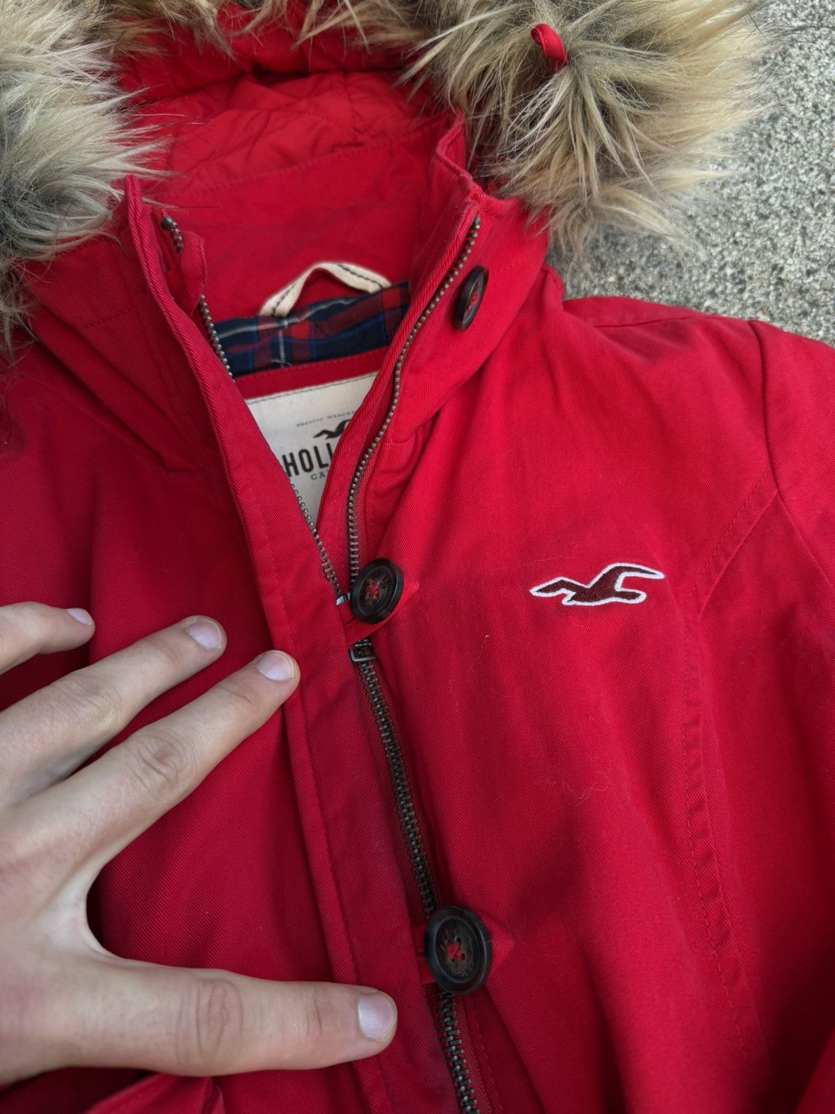 Hollister Hollister Fitted Fur Jacket Size M / US 6-8 / IT 42-44 - 6 Thumbnail