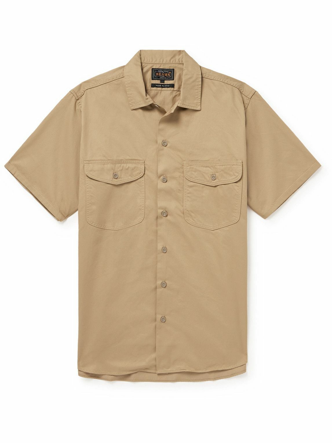 Beams Plus Beams Plus Cotton Twill Shirt in Beige Size US M / EU 48-50 / 2 - 1 Thumbnail