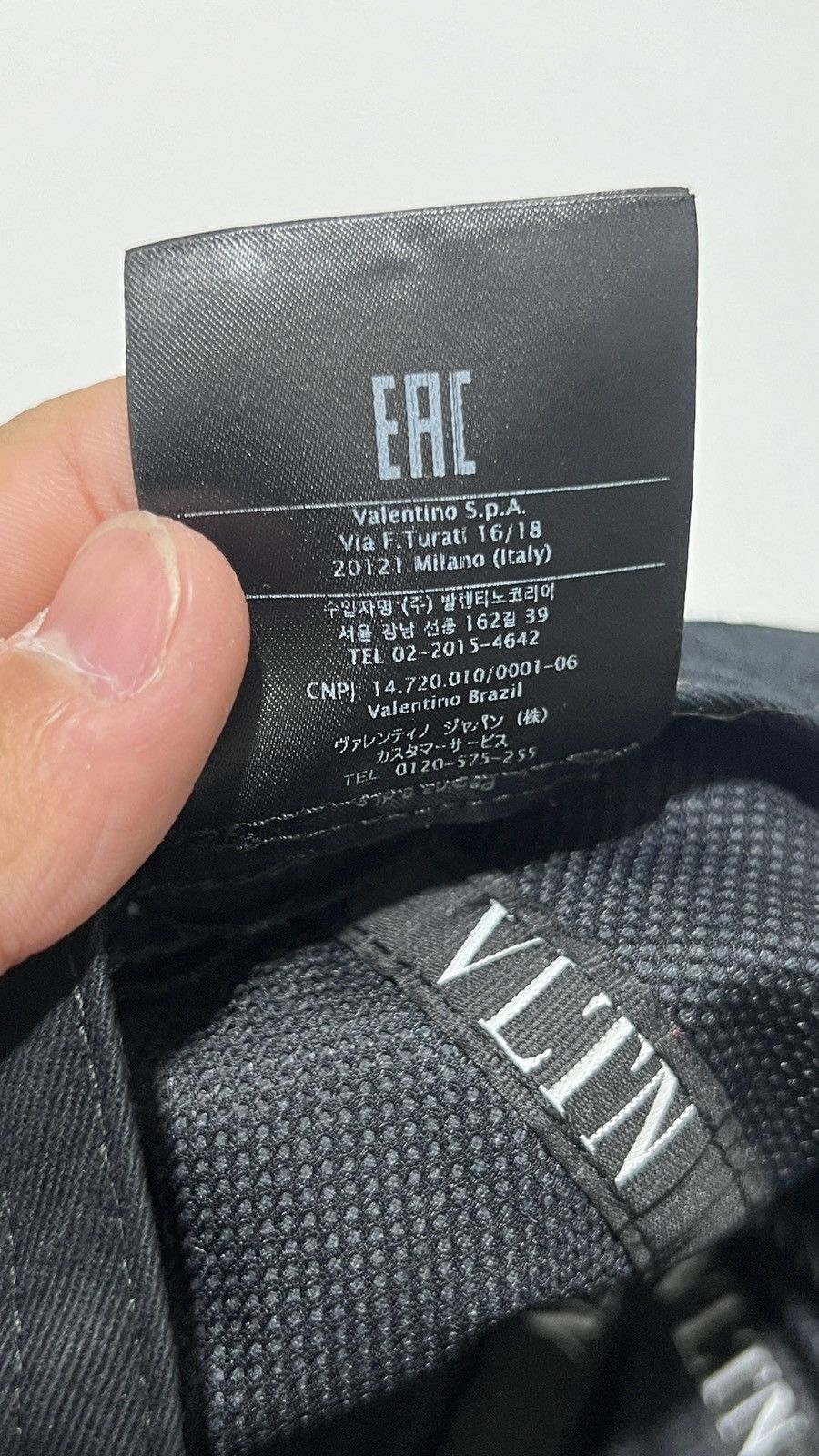 Valentino Valentino Box Logo Hat Size ONE SIZE - 5 Thumbnail