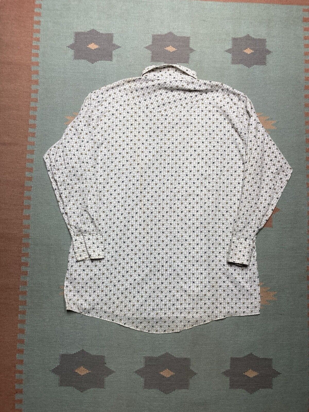 Vintage 70s Pearl snap shirt Dickson Jenkins western long tails XL Size US XL / EU 56 / 4 - 7 Thumbnail