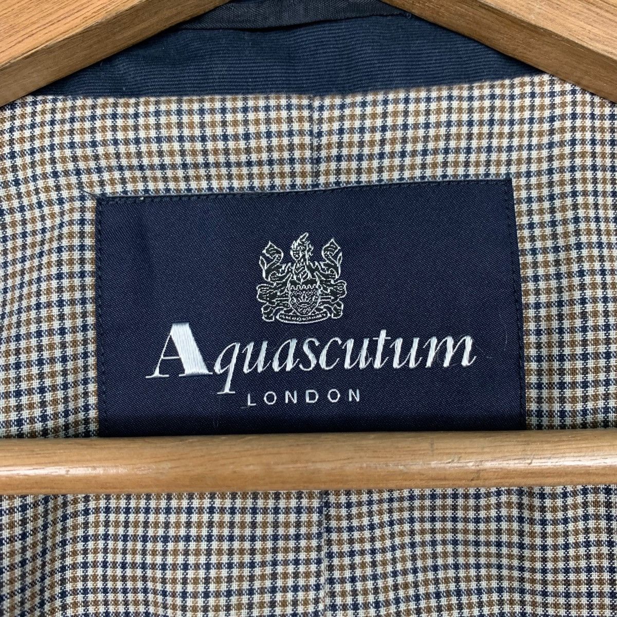 Aquascutum AQUASCUTUM London Suit Jacket Blazers #2592-C117 Size L / US 10 / IT 46 - 16 Thumbnail