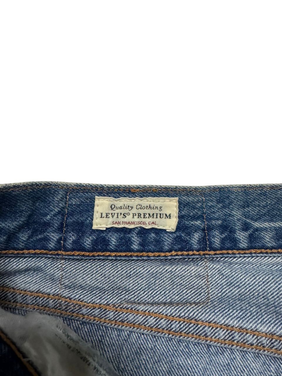 Levi's VINTAGE 2000s Y2K LEVI’S 501 STONED WASH SHORT Size US 32 / EU 48 - 8 Thumbnail