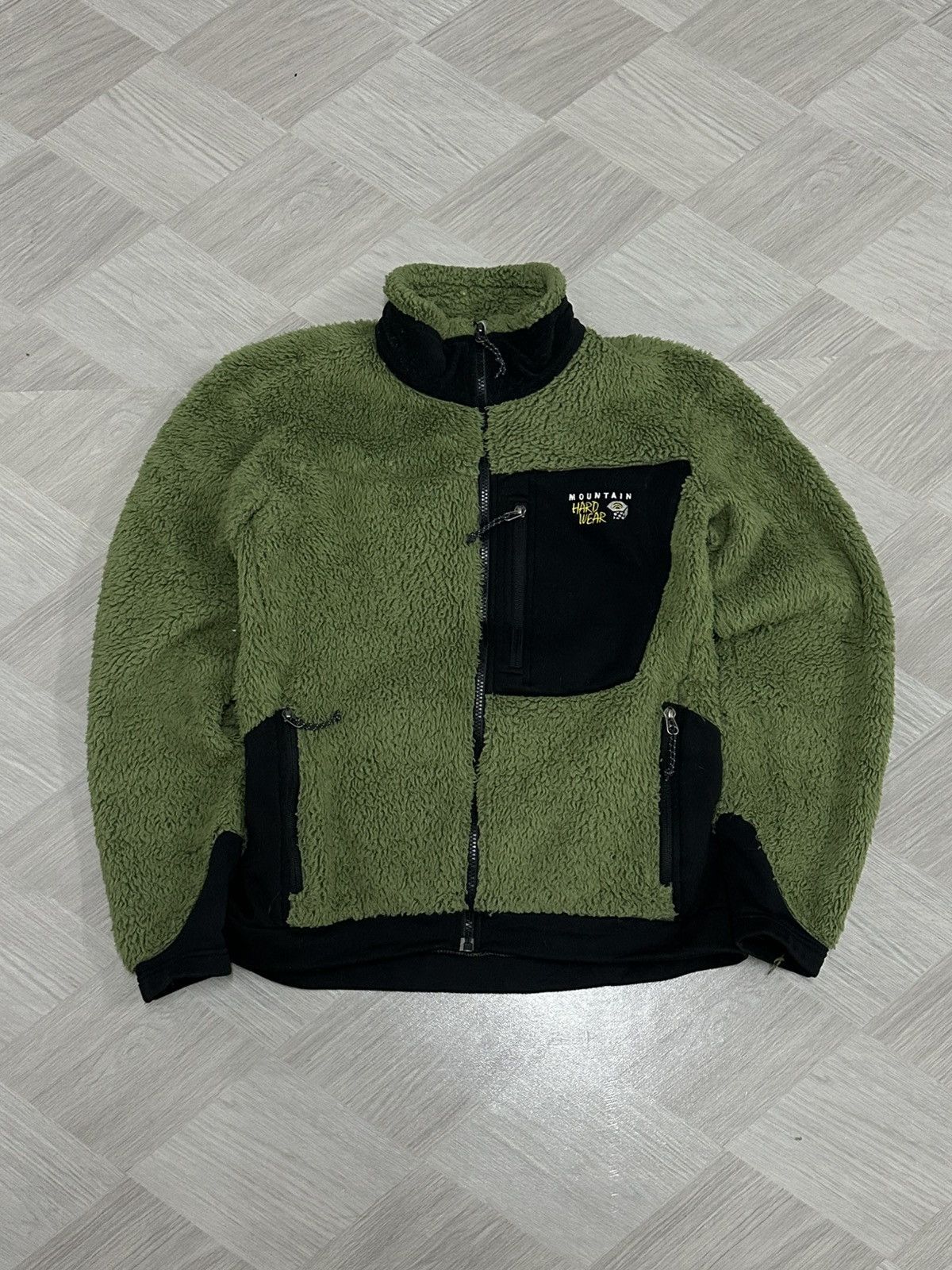 Mountain Hardwear Mountain Hardwear Green Deep-Pile Fleece Zip Jacket Size US S / EU 44-46 / 1 - 13 Thumbnail