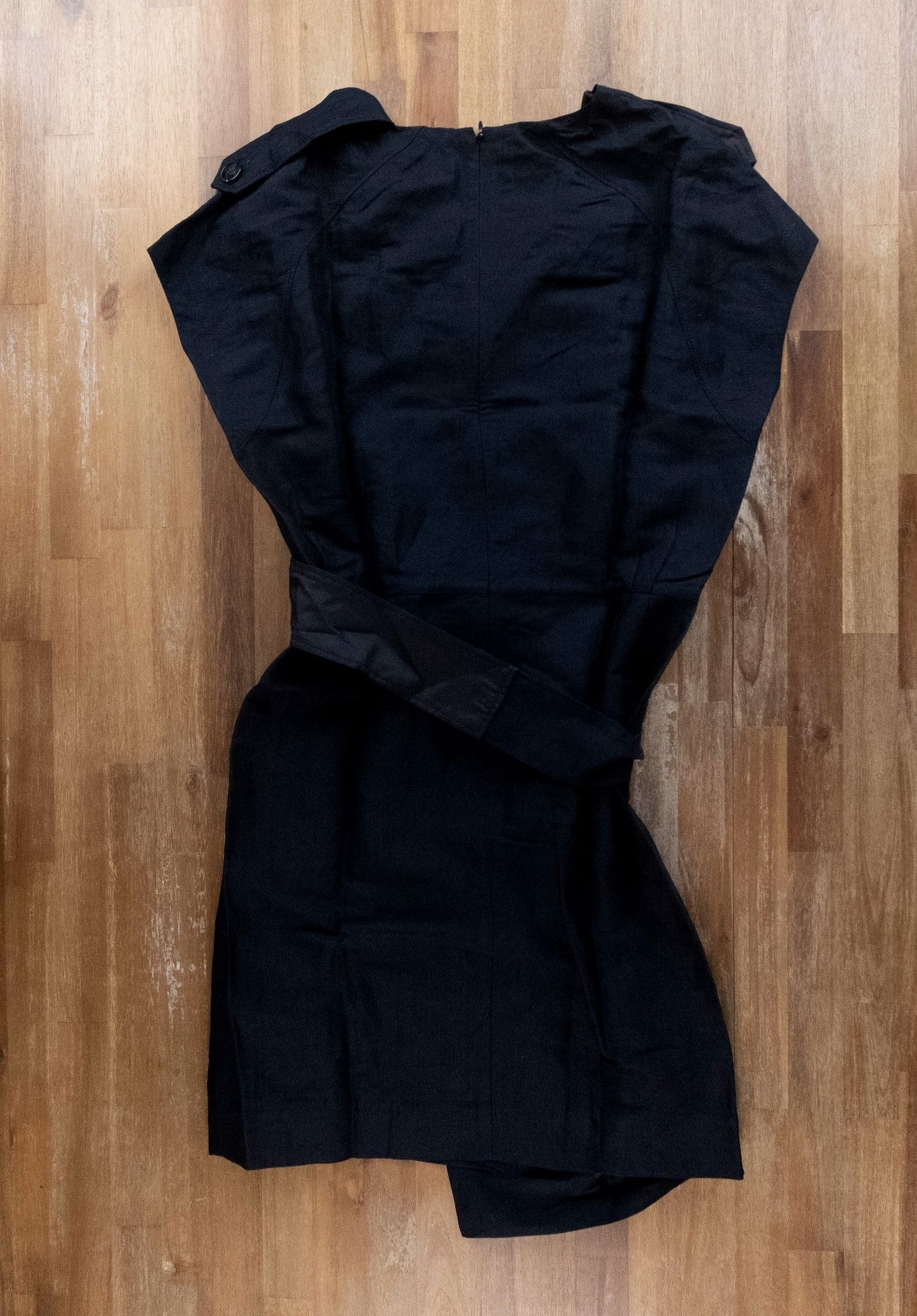 Viktor & Rolf VIKTOR & ROLF navy blue linen cotton sheath dress 6 42 Size M / US 6-8 / IT 42-44 - 10 Thumbnail