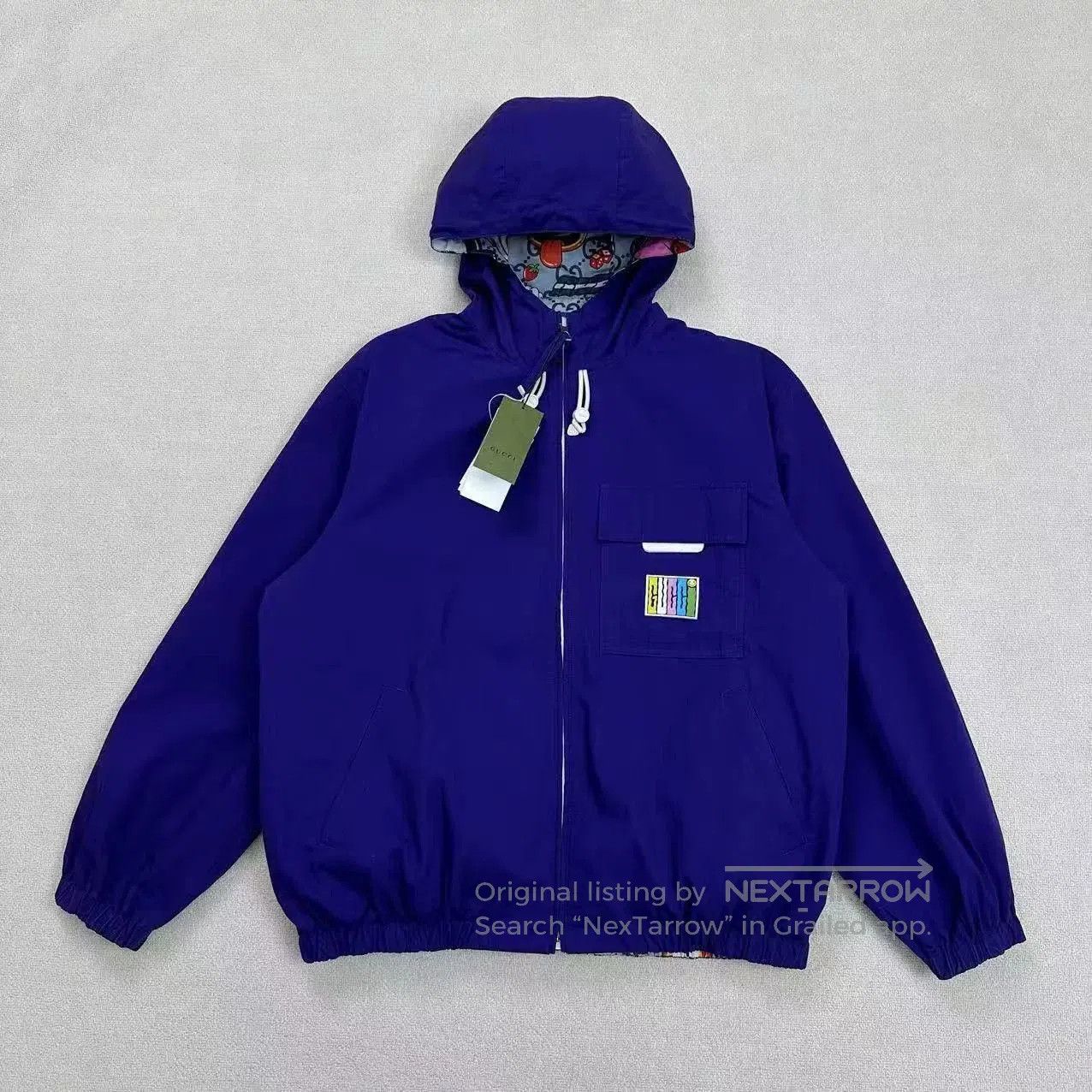 Gucci gucci reversible hooded jacket SS24 collection. Size US XXL / EU 58 / 5 - 1 Thumbnail