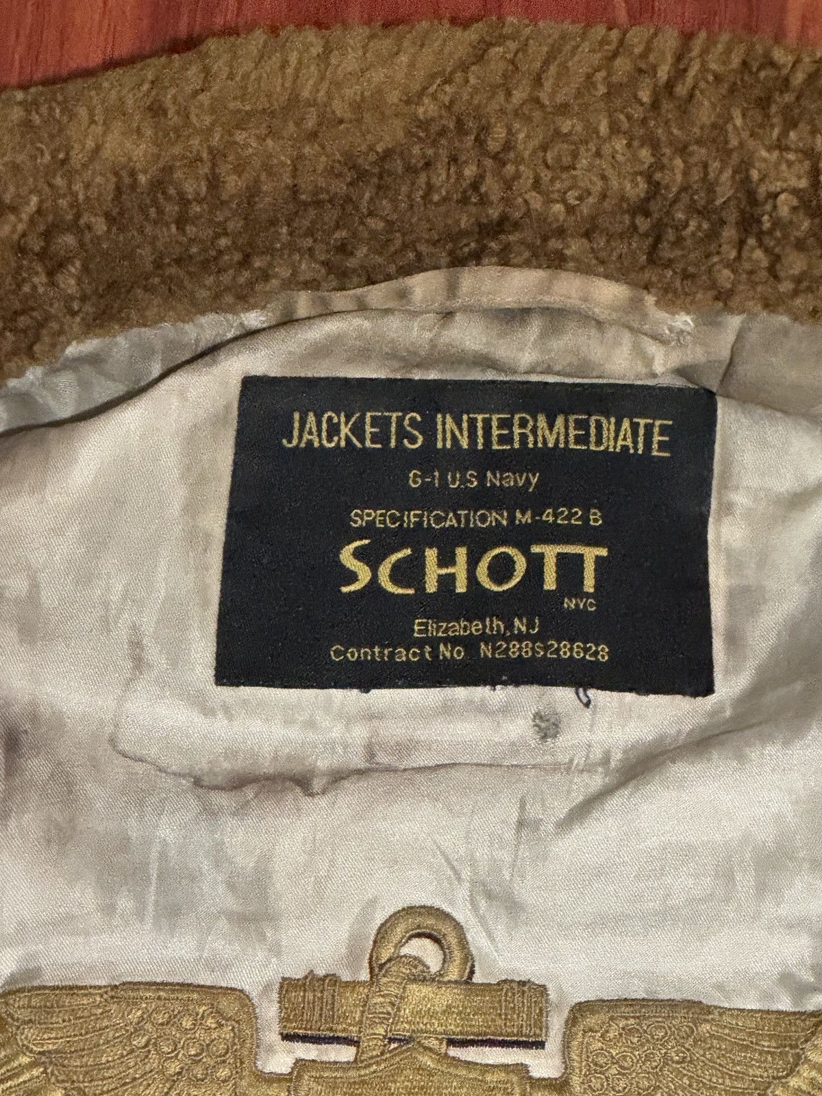 Schott Vintage Schott Wings of Gold G-1 Flight Jacket Brown Size L Size US L / EU 52-54 / 3 - 5 Thumbnail