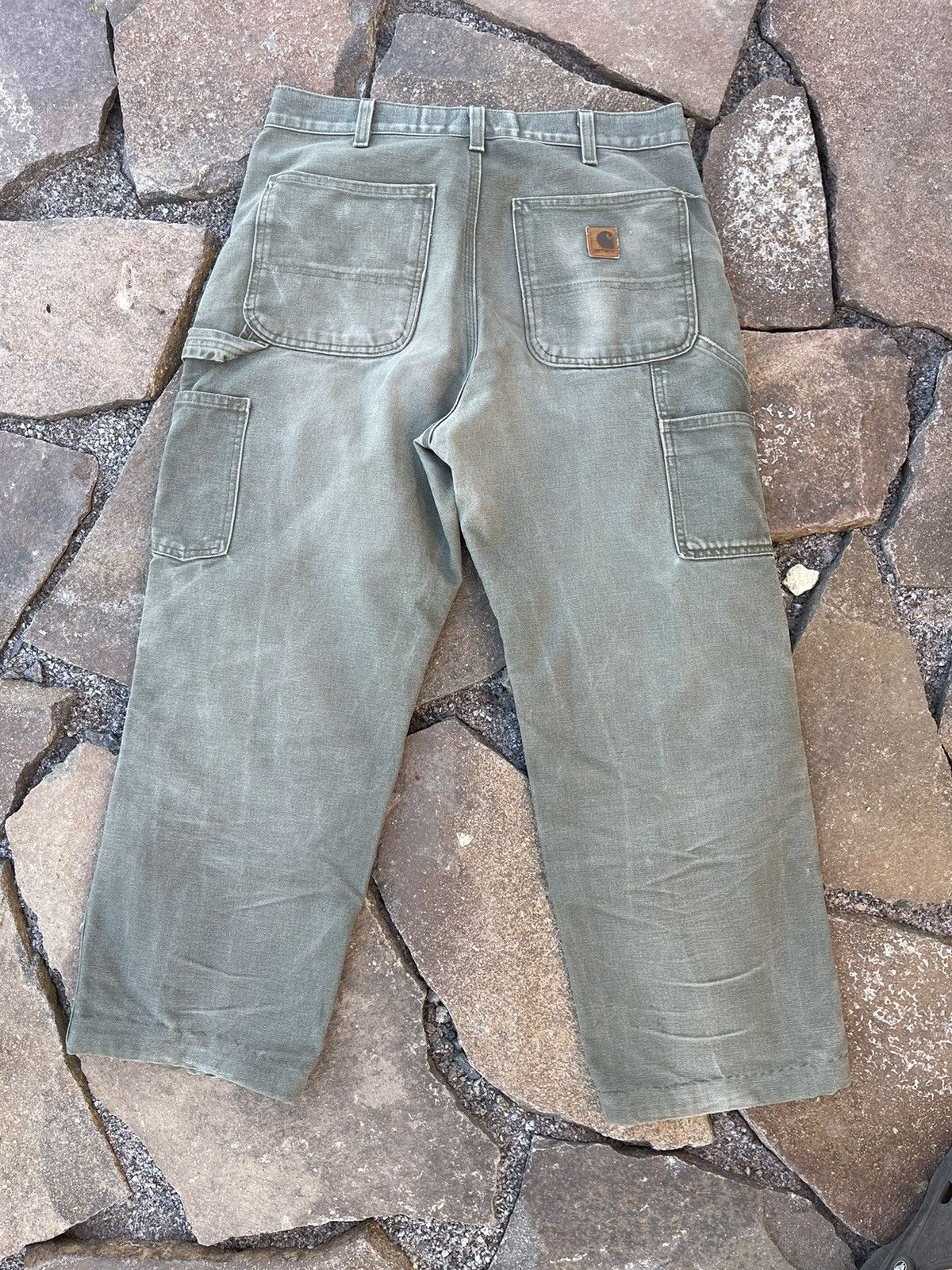 Carhartt 90’s Vintage Carhartt double knee cargo khaki pants Size US 33 - 2 Thumbnail