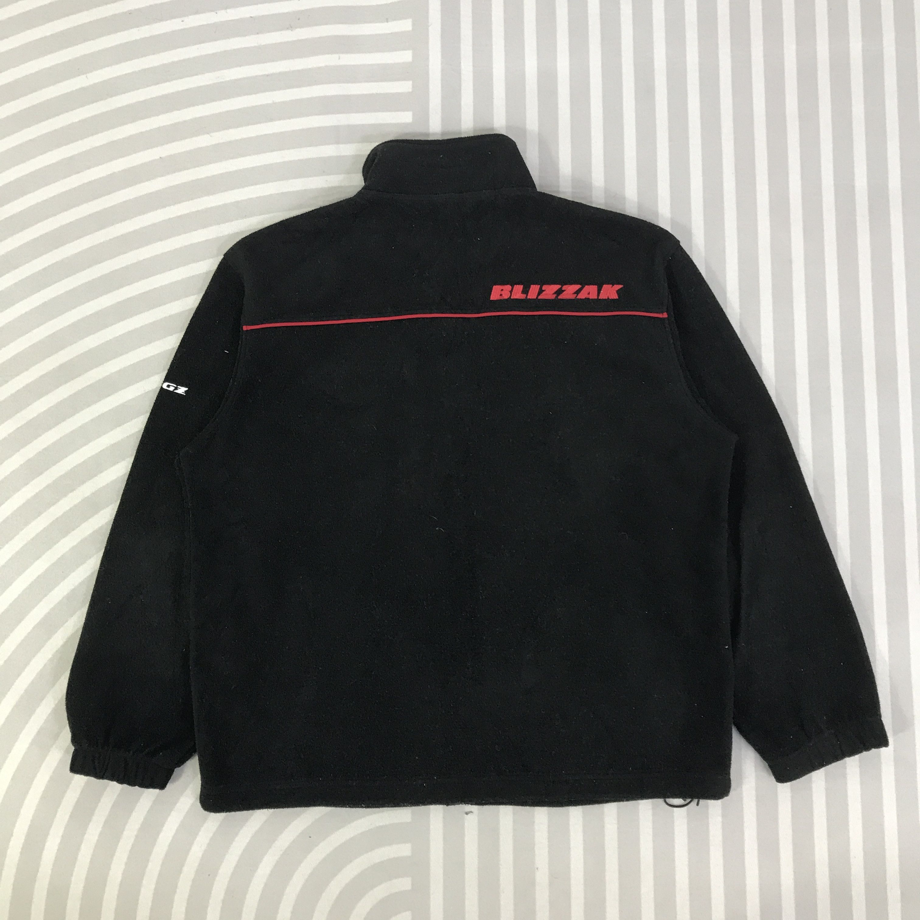 Japanese Brand Vintage Salomon x Bridgestone flecce Jacket K122B10 Size US L / EU 52-54 / 3 - 3 Thumbnail
