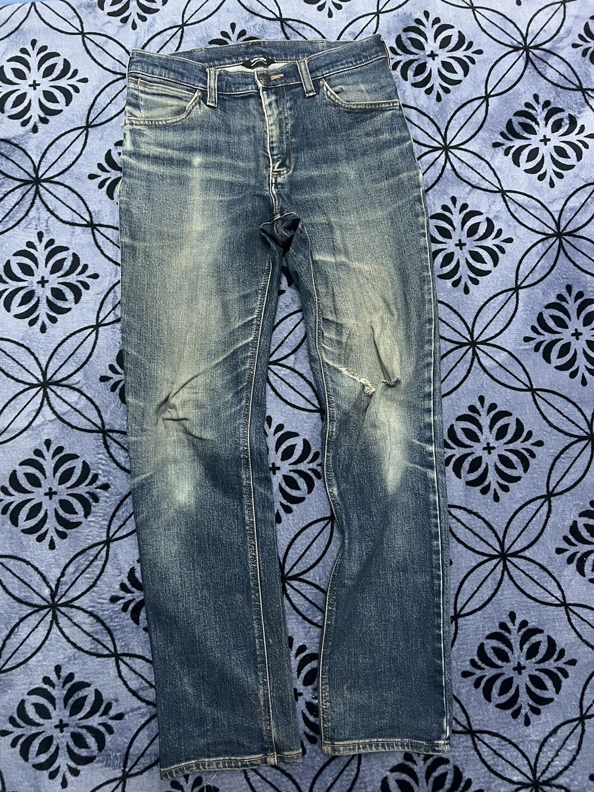 Vintage × Wrangler Wrangler USA - vintage 90’s distressed Size US 29 - 6 Thumbnail