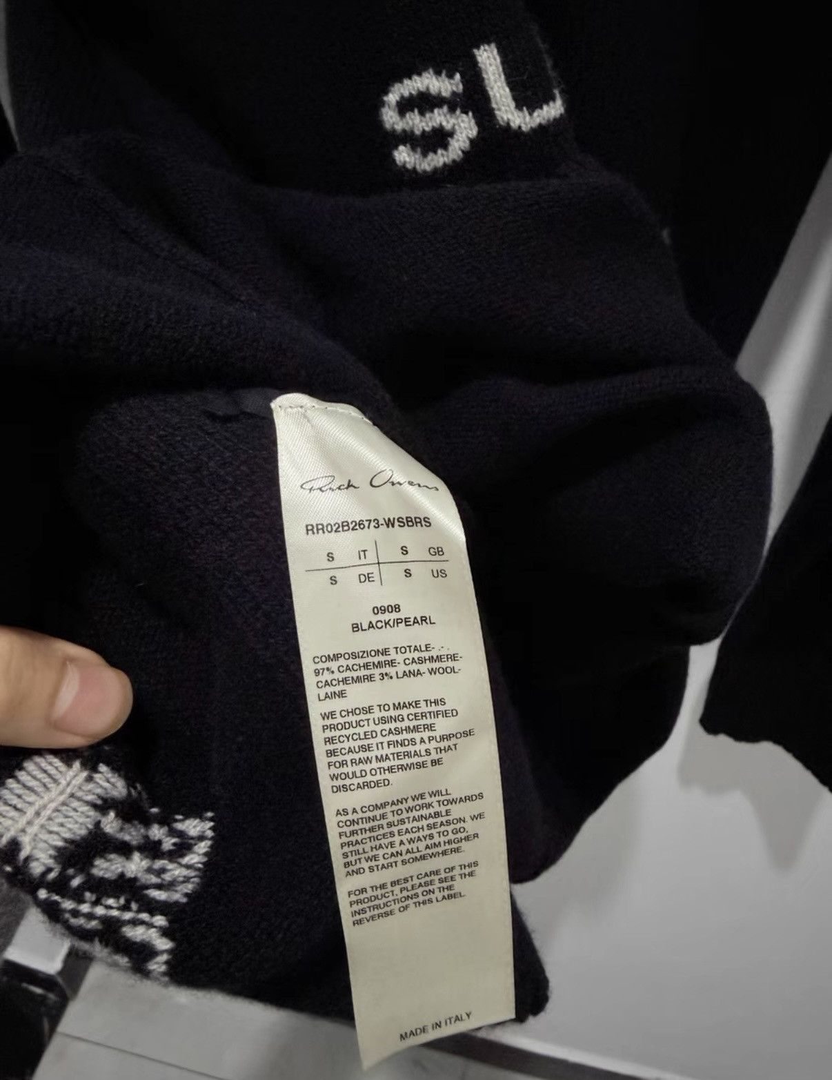 Rick Owens 【Rick Owens】22FW Runway Black Hooded Sweatshirt Size US S / EU 44-46 / 1 - 5 Thumbnail