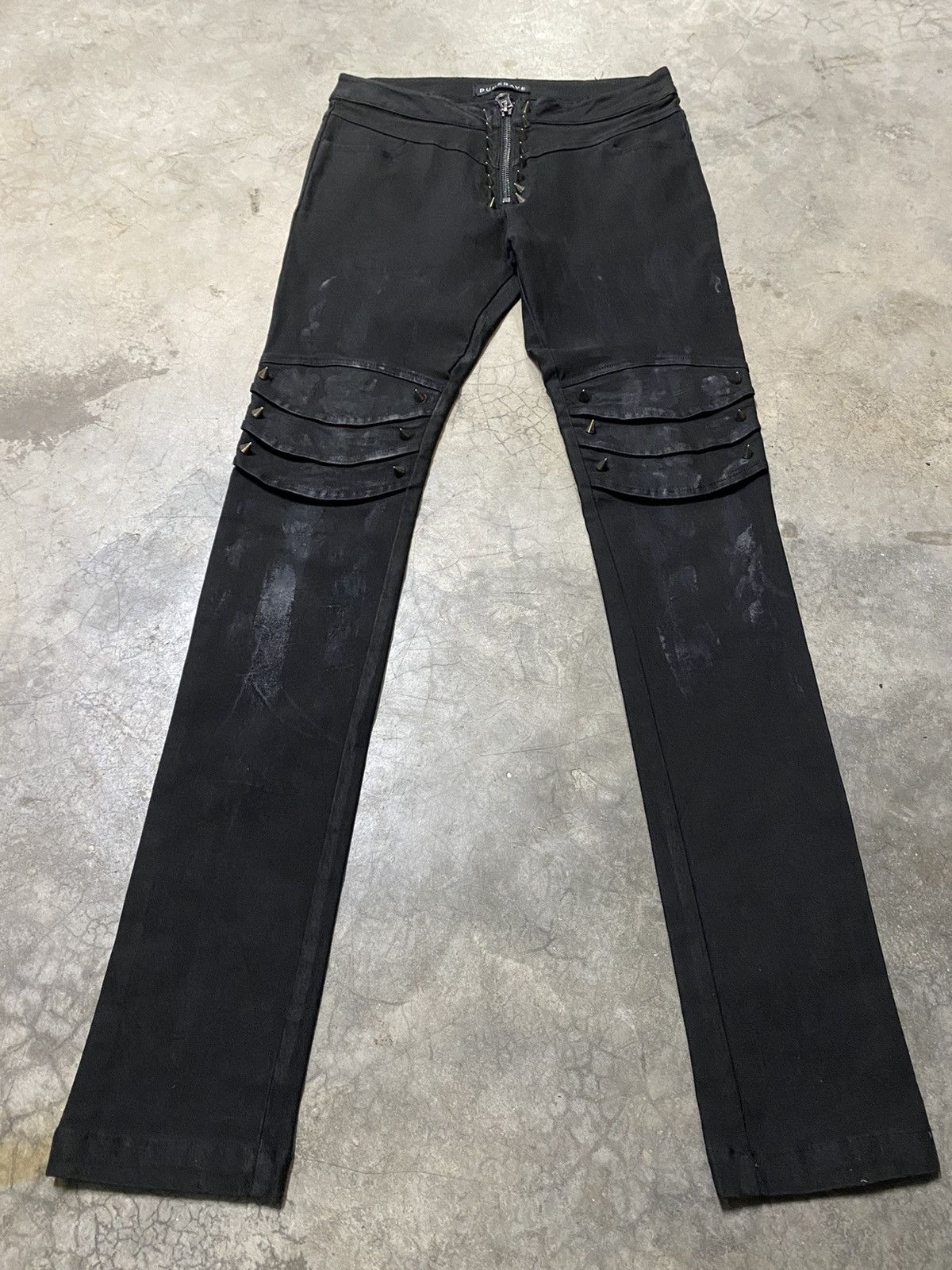 Japanese Brand × Seditionaries Black Punk Rave Jeans Seditionaries Bondage Size US 29 - 1 Thumbnail