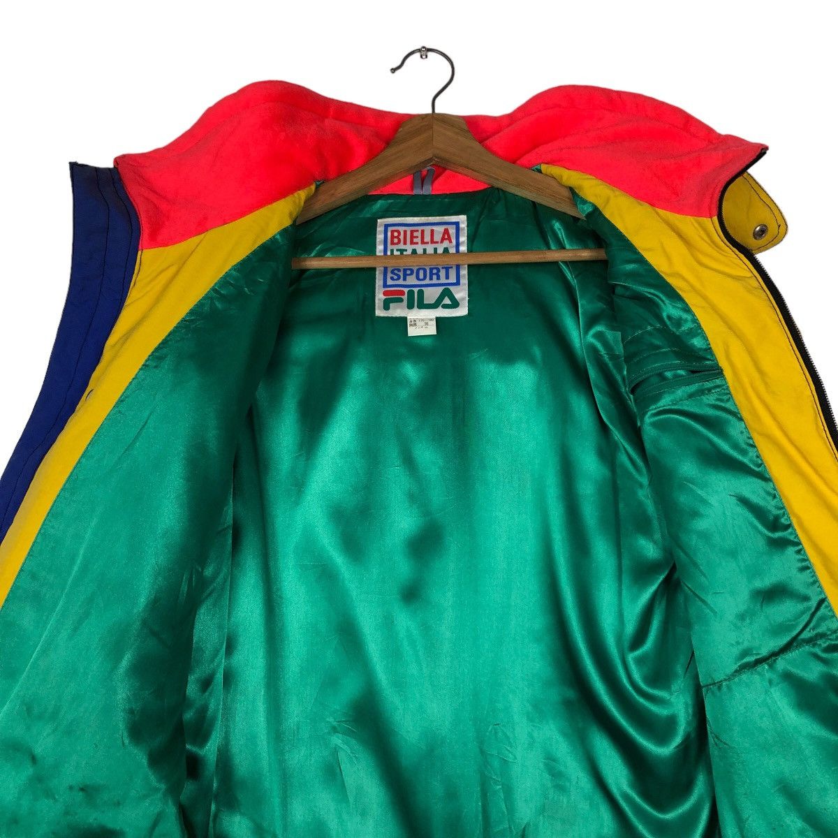 Japanese Brand 🔥Vintage Ski Jacket Colour Block Biella Italia Sport Fila Size US L / EU 52-54 / 3 - 13 Thumbnail