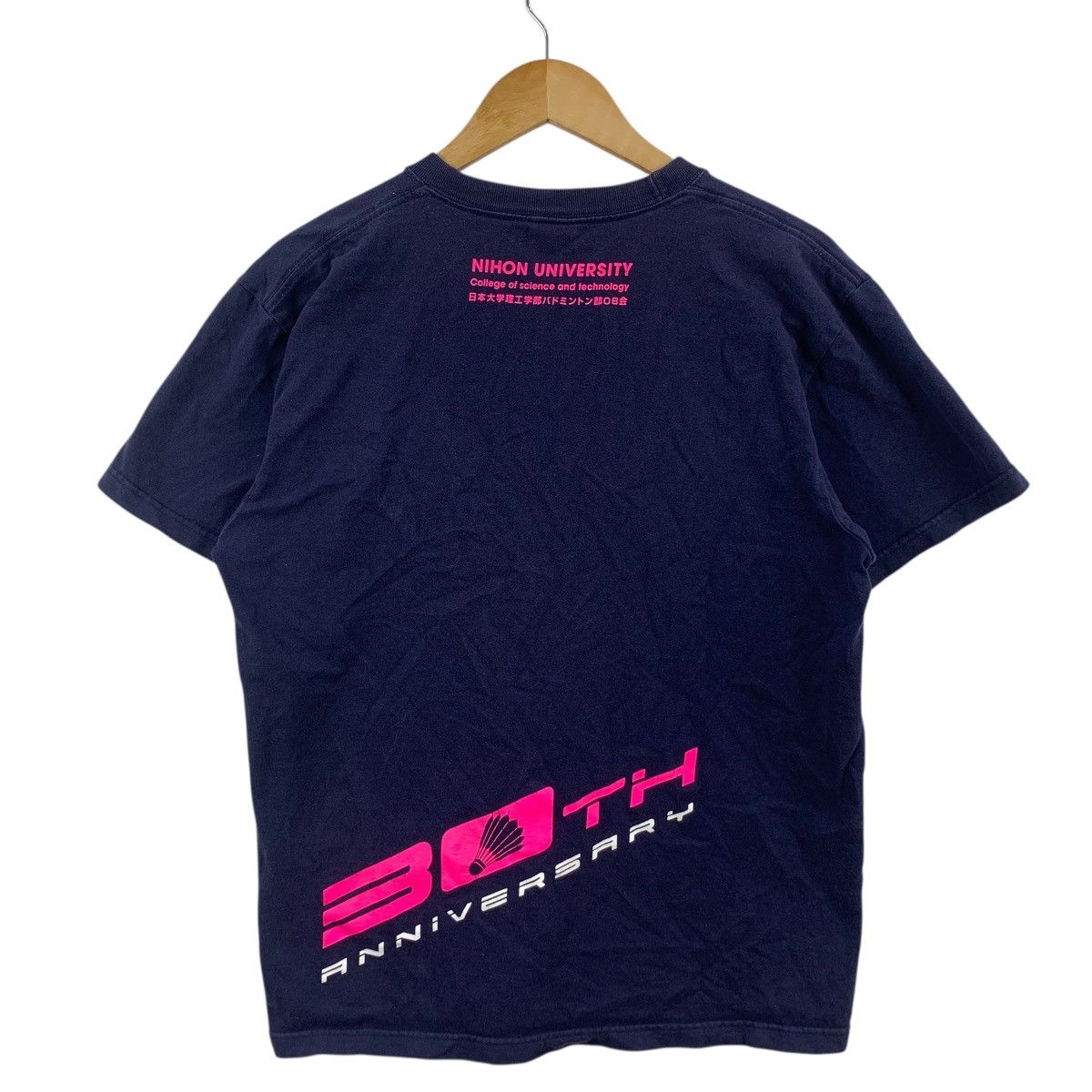 Other NIHON UNIVERSITY BADMINTON 30th Anniversary Tee Shirt Top Size L / US 10 / IT 46 - 7 Thumbnail