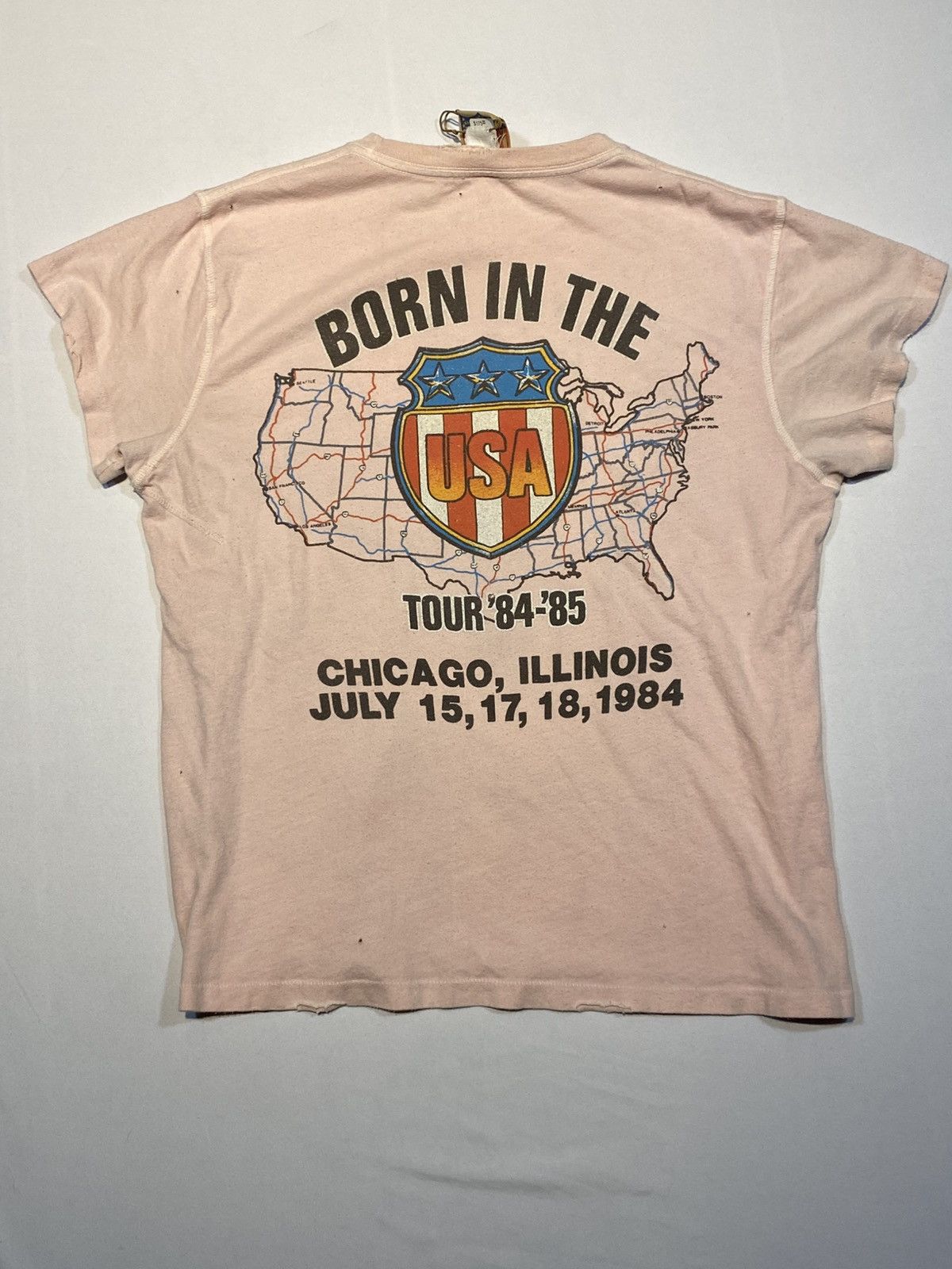 Band Tees Vintage Thrashed Bruce Springstein Graphic TShirt Size US M / EU 48-50 / 2 - 8 Thumbnail