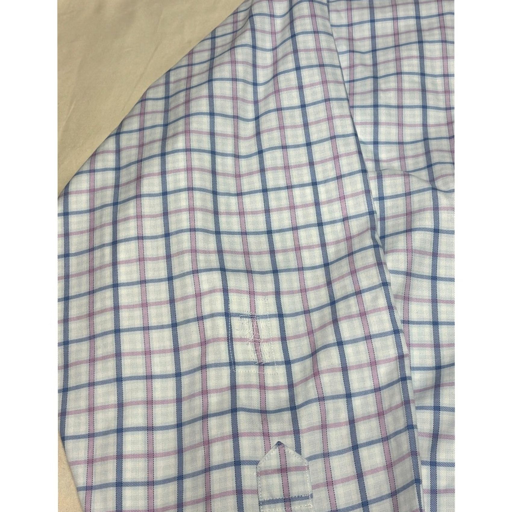 Brooks Brothers Brooks Brothers Shirt Mens XL Blue Non-Iron Supima Cotton Check Button Down Size US XL / EU 56 / 4 - 3 Thumbnail