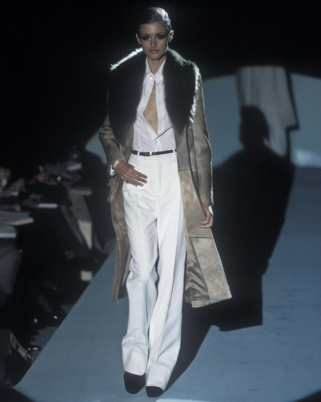 Gucci Aw1996 Gucci by Tom Ford White Velvet Pants Size 26" / US 2 / IT 38 - 7 Thumbnail