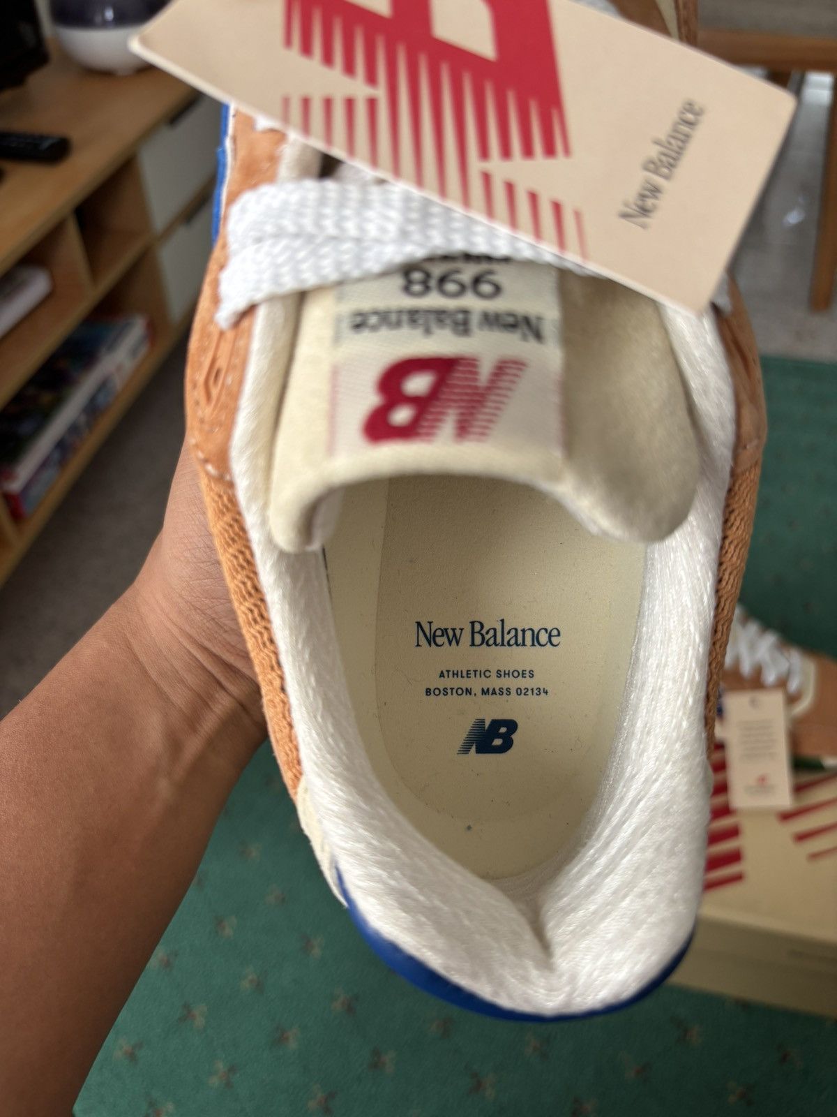 New Balance NEW BALANCE 998 TEDDY SANTIS ROYAL ORANGE MADE IN USA Size US 10 / EU 43 - 8 Thumbnail